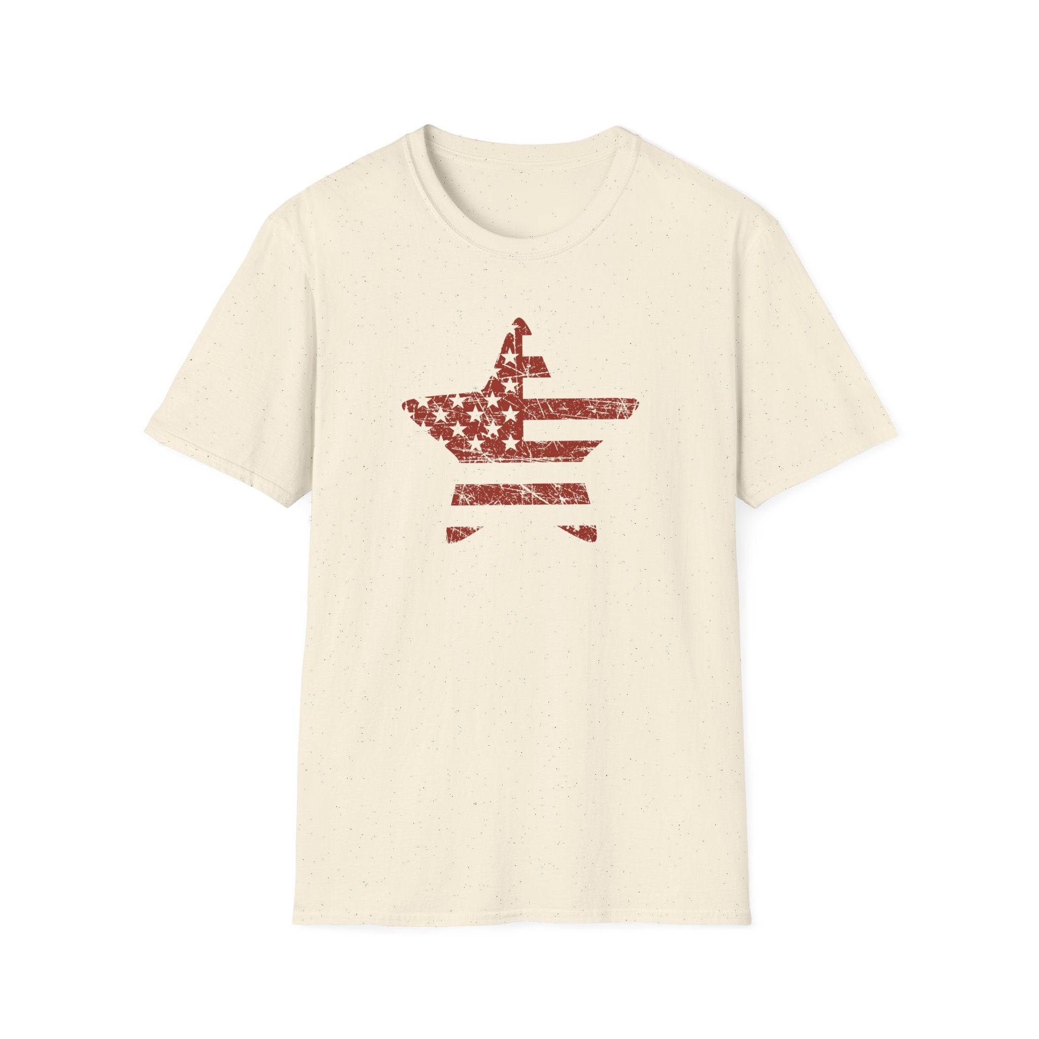 Flag Star 1-color Vintage Tee