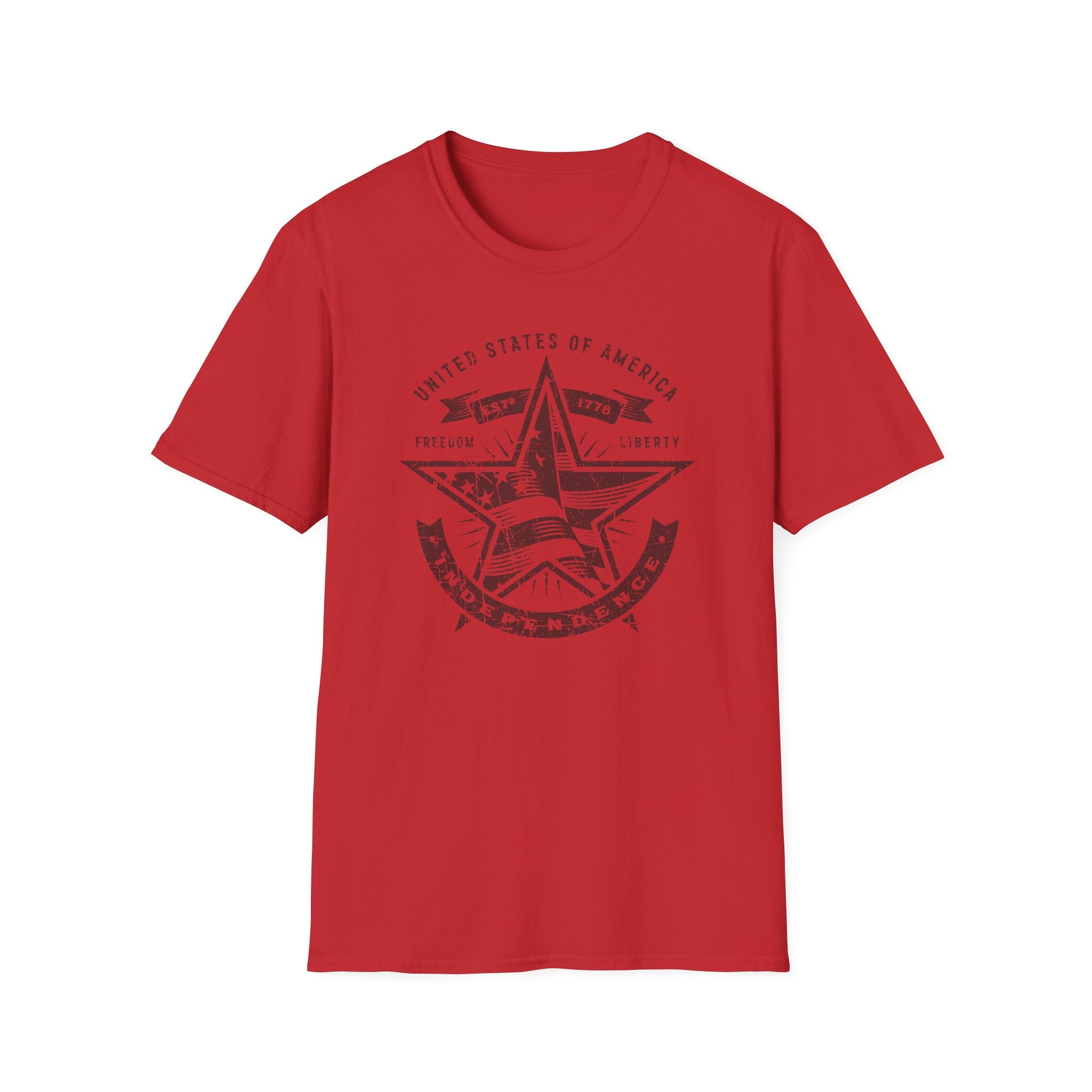 USA Star 1-color Vintage Tee