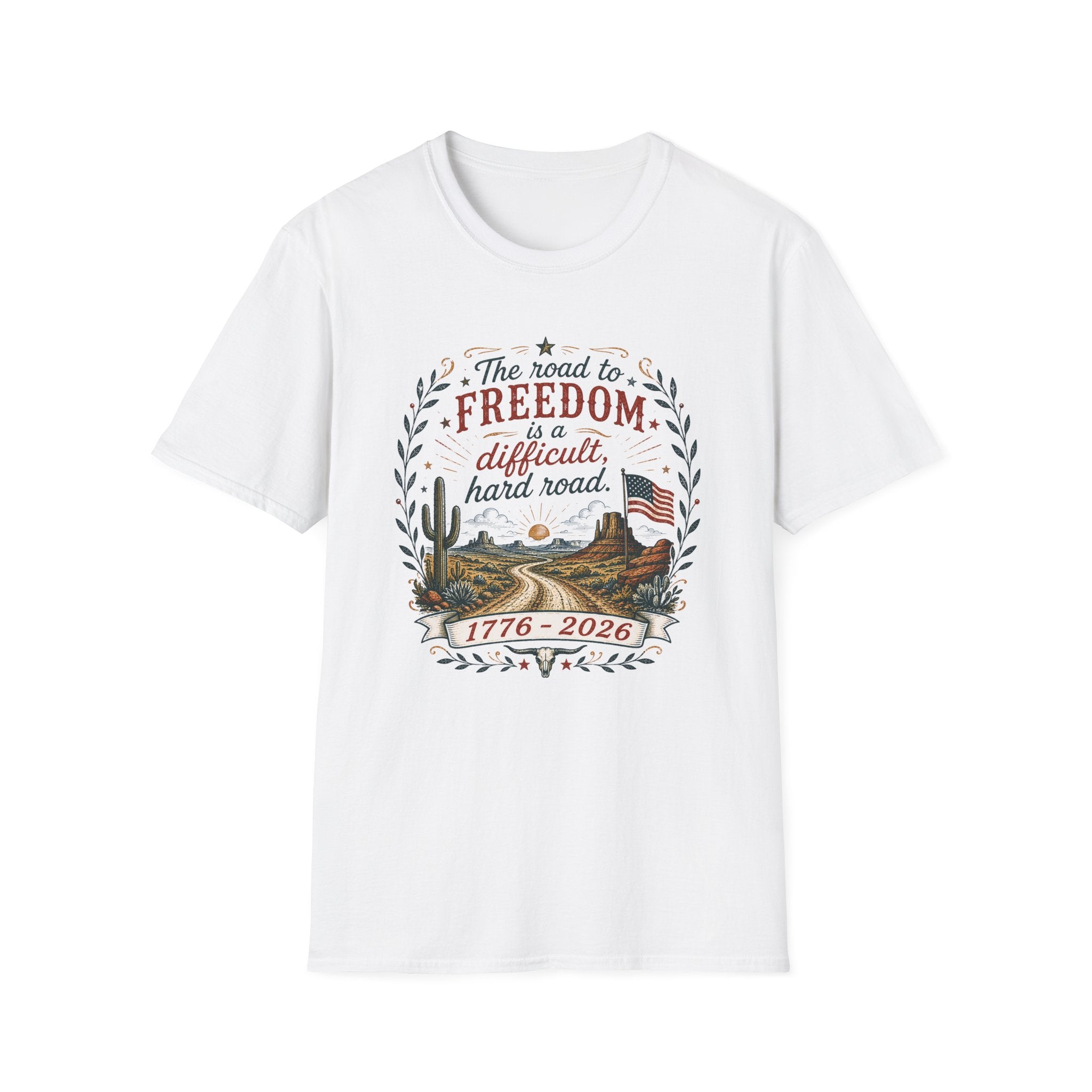 "Road to Freedom" Vintage Folk Tee