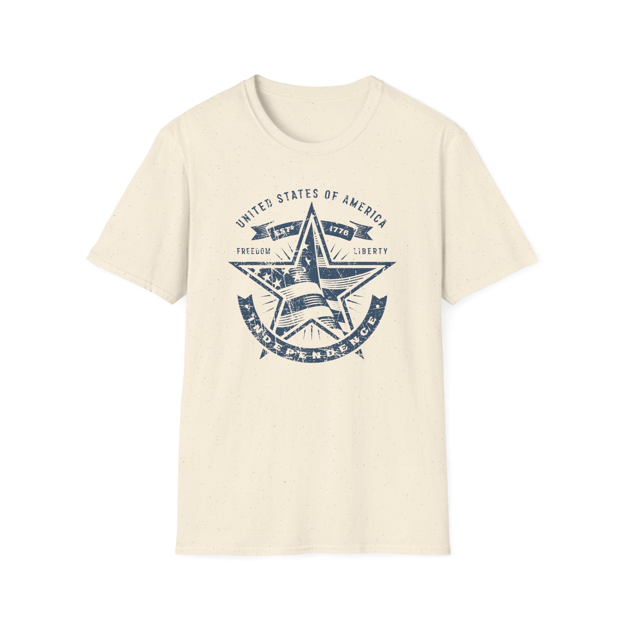 USA Star 1-color Vintage Tee