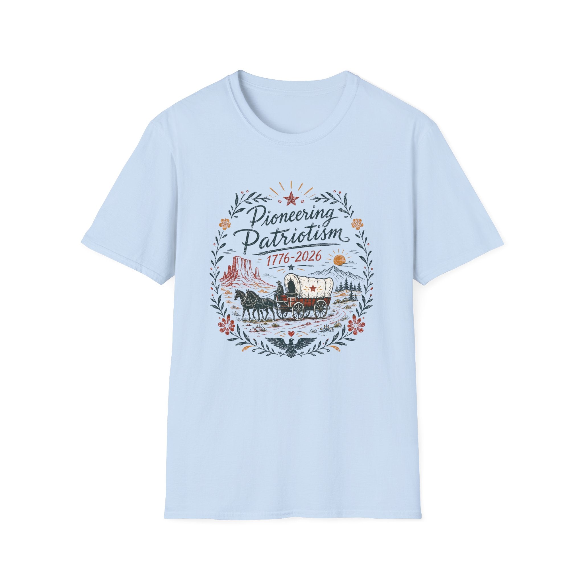 "Pioneering Patriotism" Vintage Folk Tee