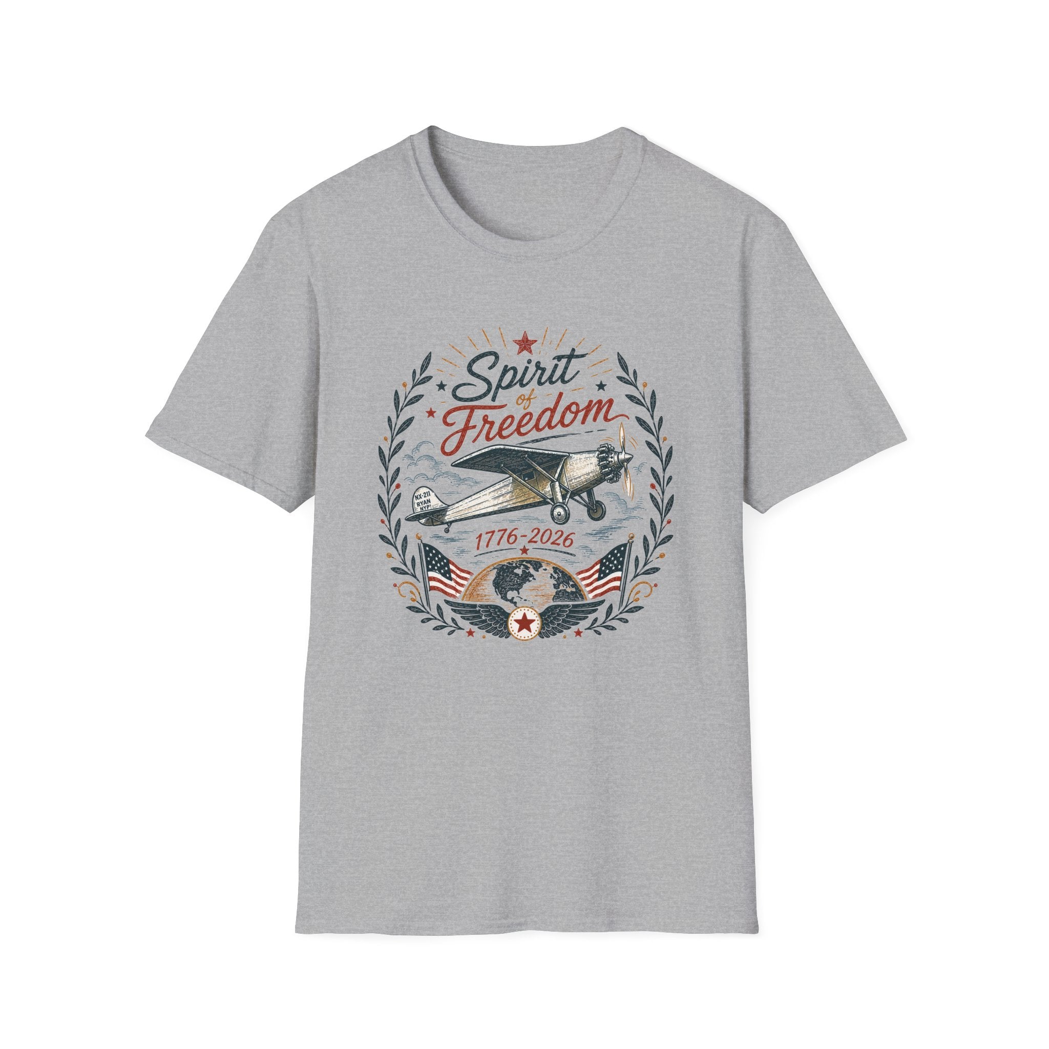 "Spirit of Freedom" Vintage Folk Tee