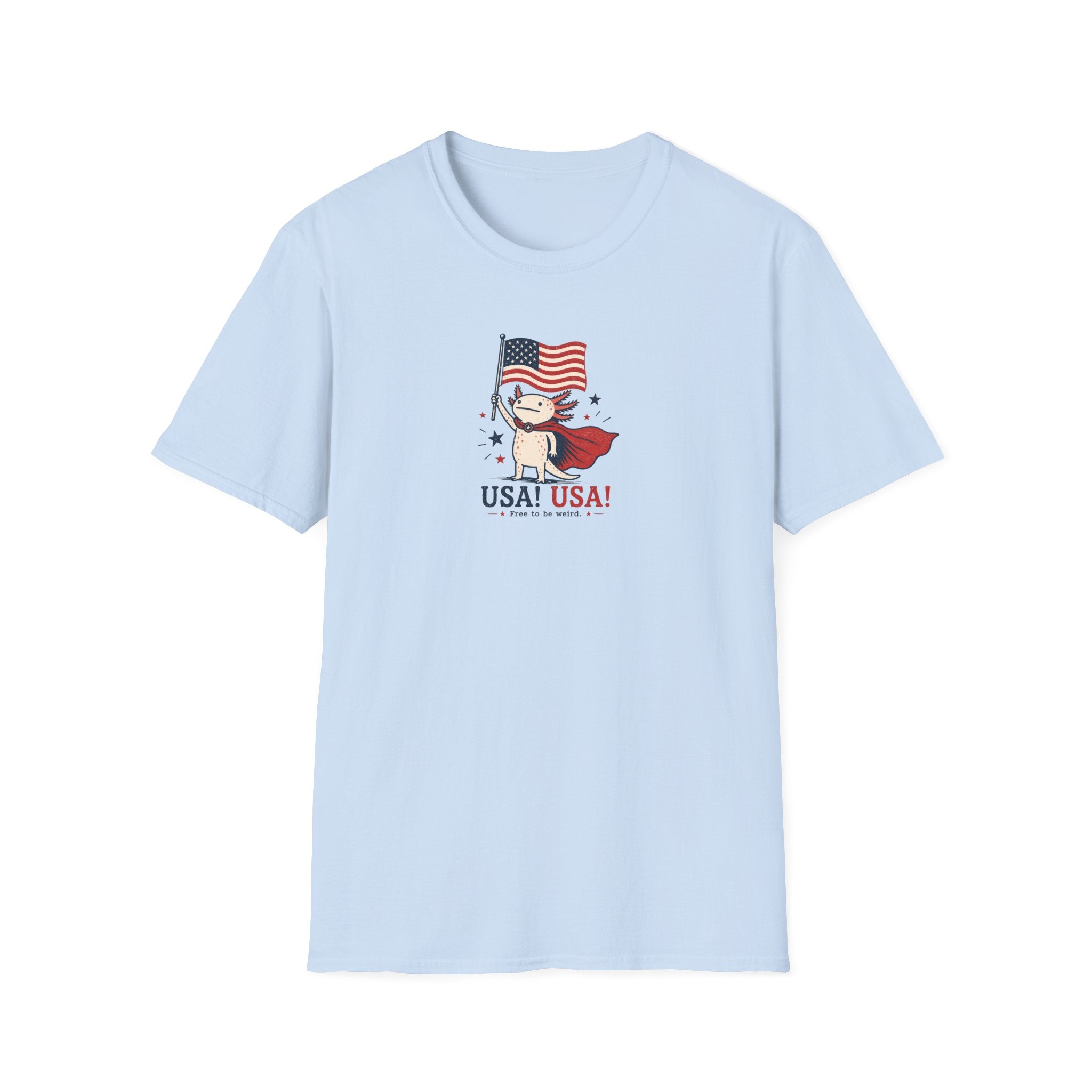 "USA! USA!" Axolotl Tee
