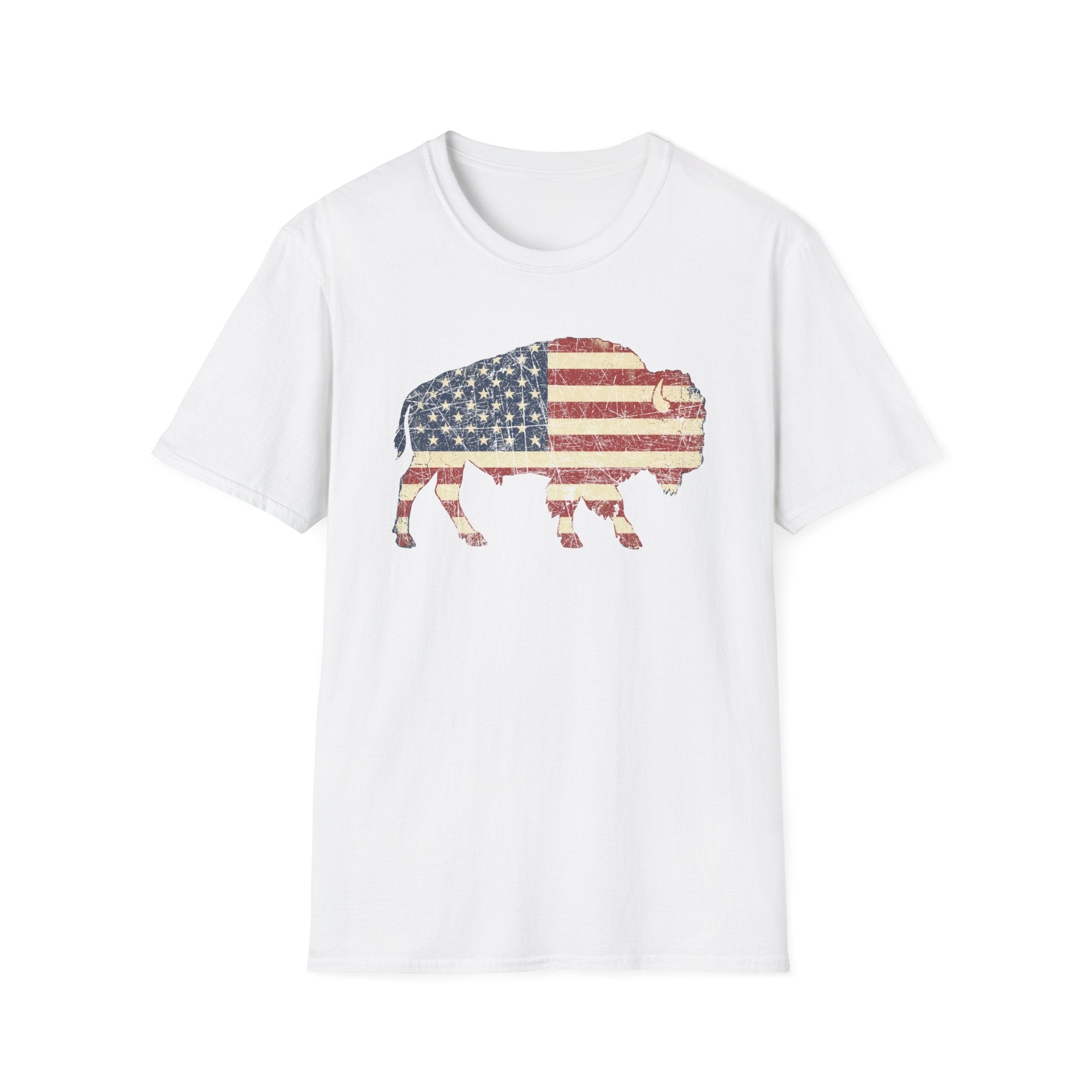 American Flag Buffalo Tee