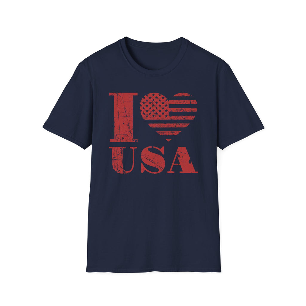 I ❤ USA 1-color Vintage Tee