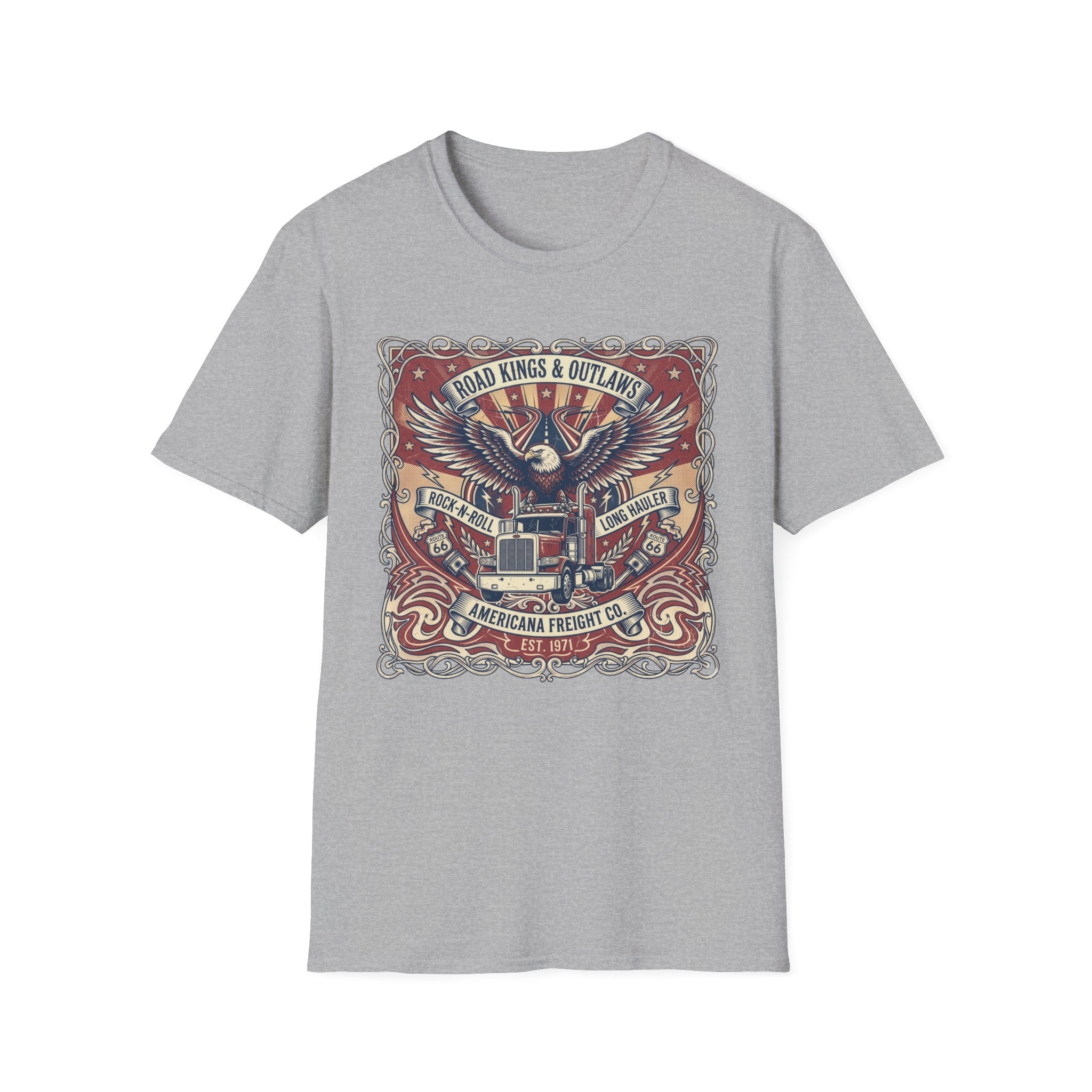 "Road Kings & Outlaws" Trucker Tee