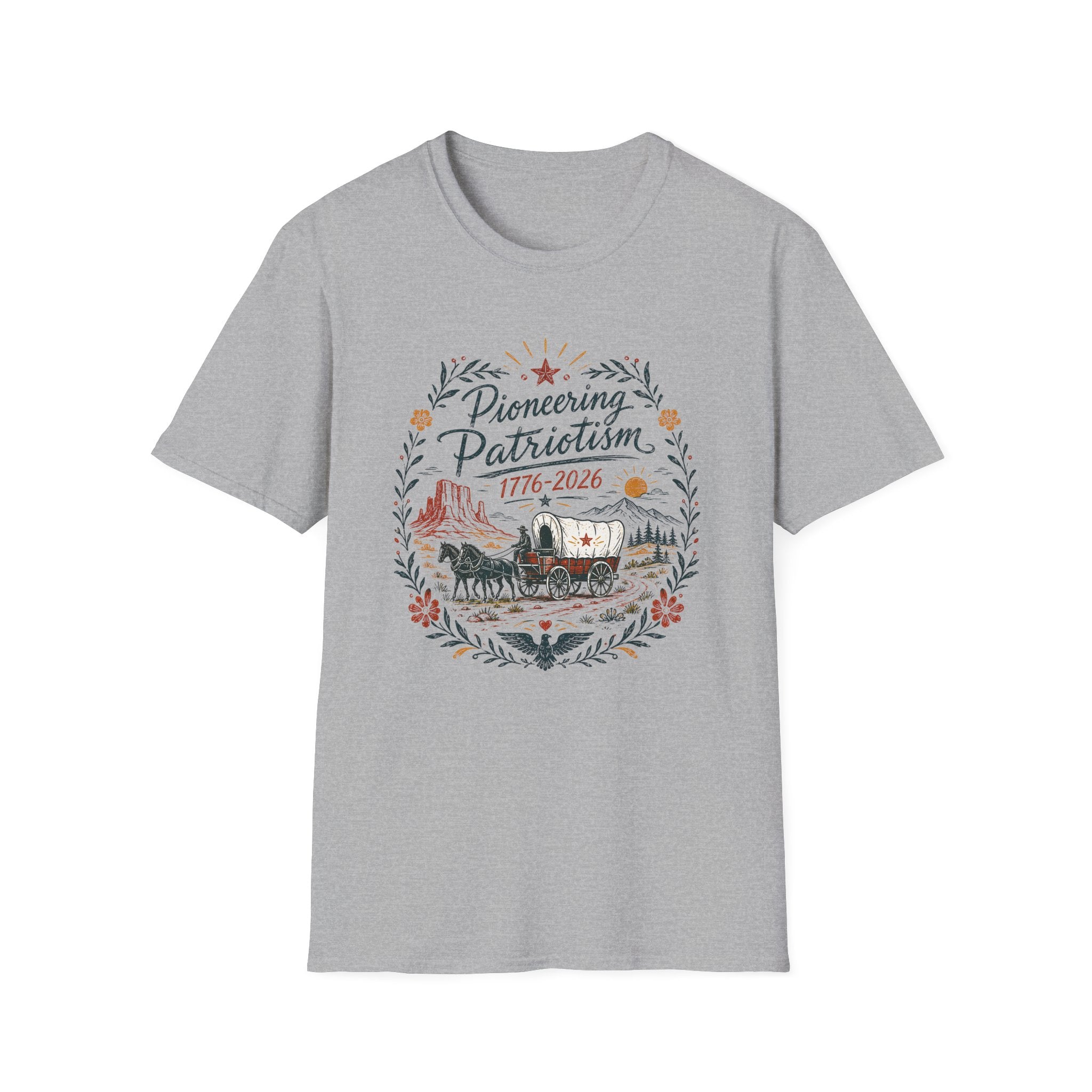 "Pioneering Patriotism" Vintage Folk Tee
