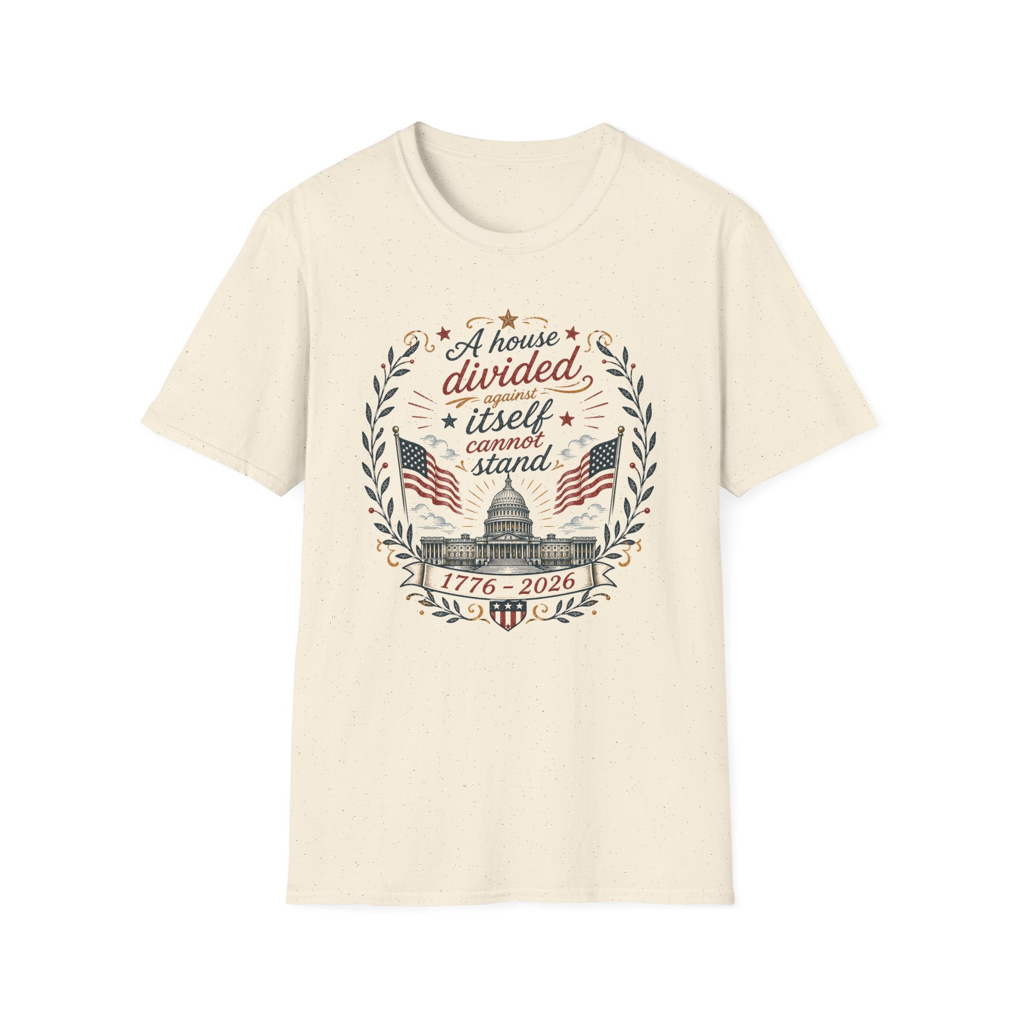 "A House Divided" Vintage Folk Tee