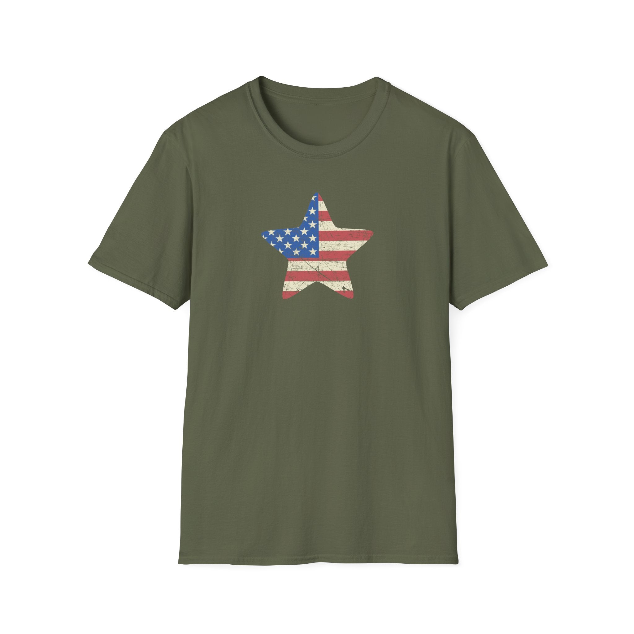 Flag Star Vintage Tee