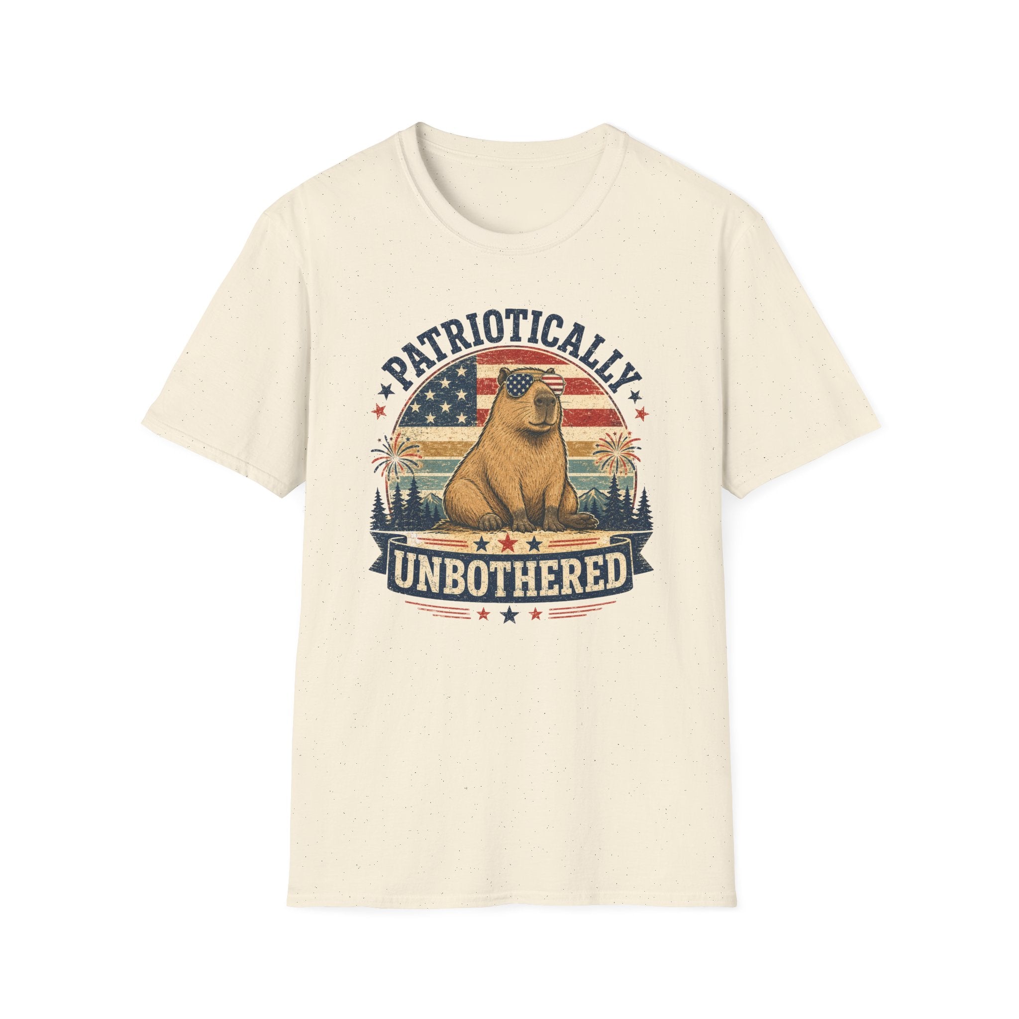 "Patriotically Unbothered" Capybara Tee