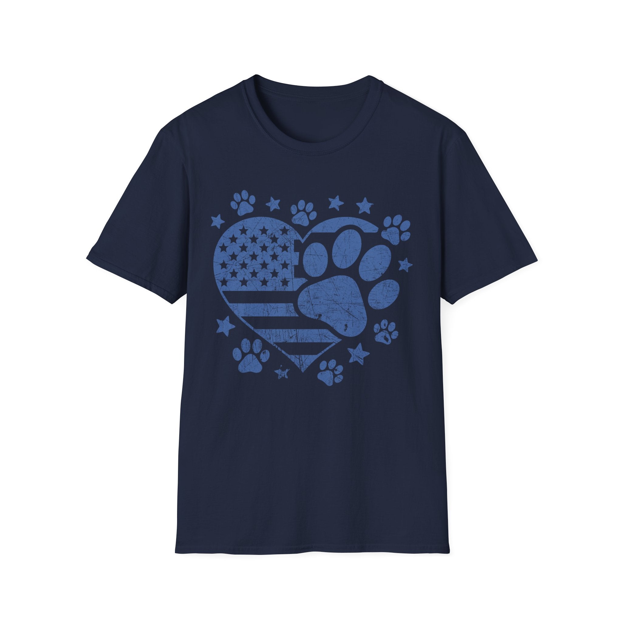 Patriotic Paws Vintage Tee