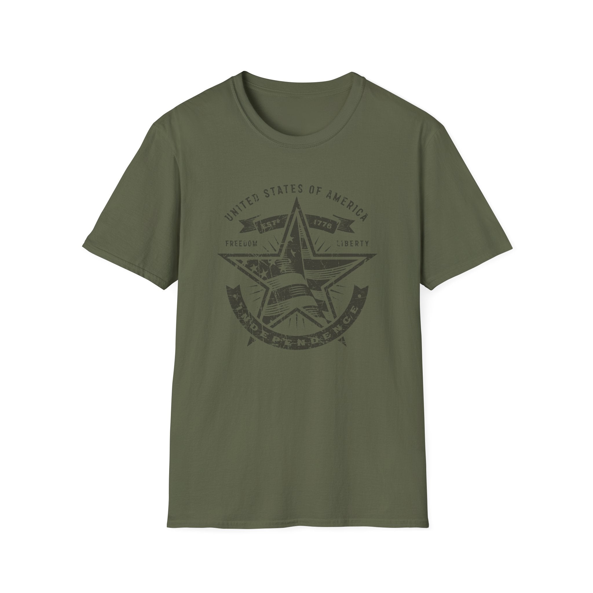 USA Star 1-color Vintage Tee