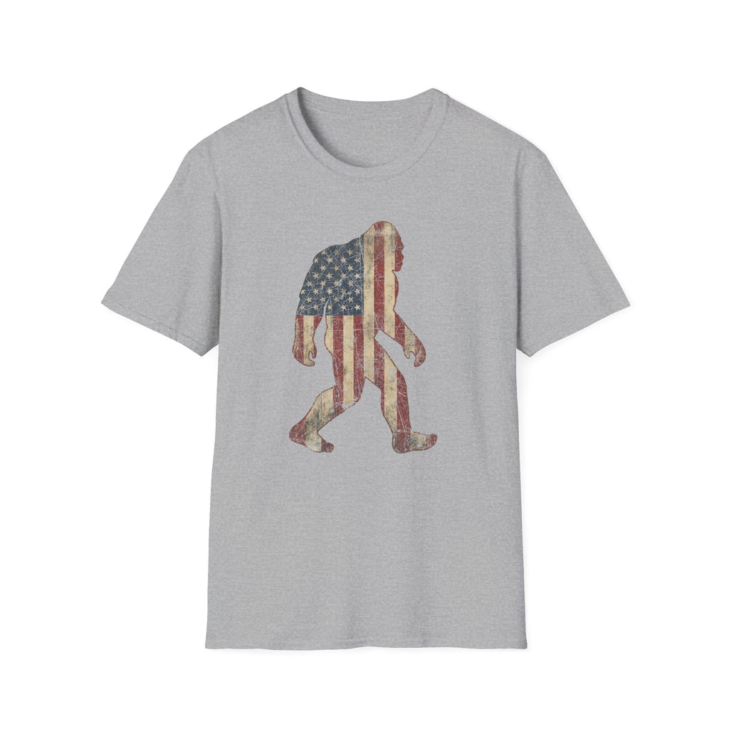 American Flag Bigfoot Tee