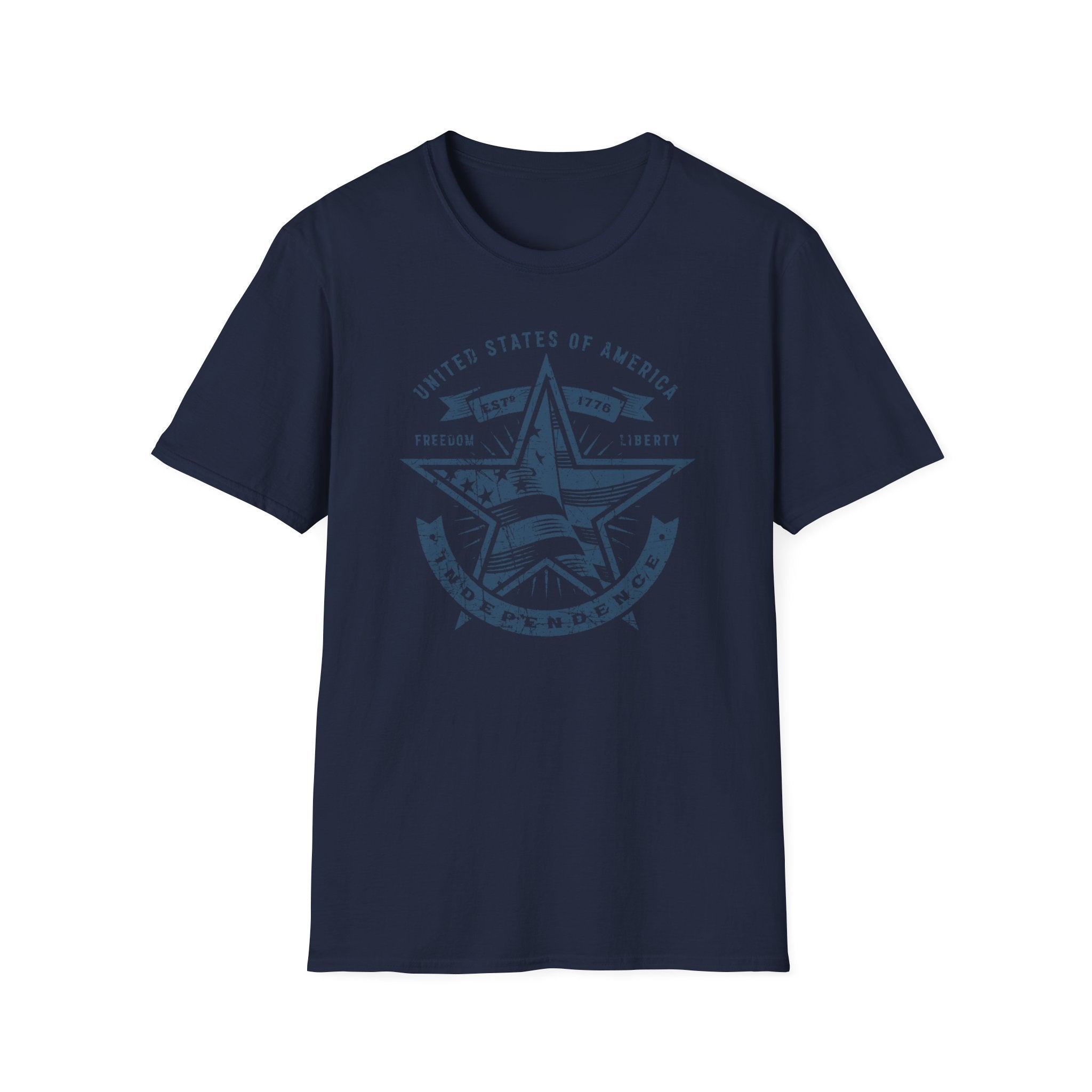 USA Star 1-color Vintage Tee