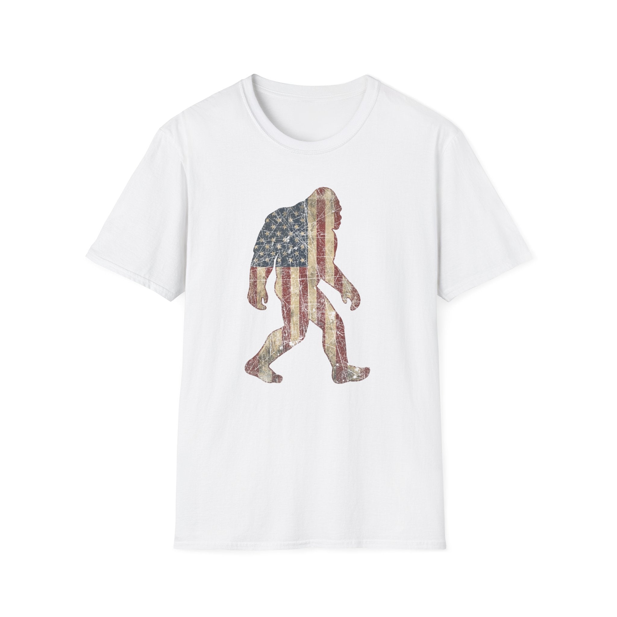 American Flag Bigfoot Tee