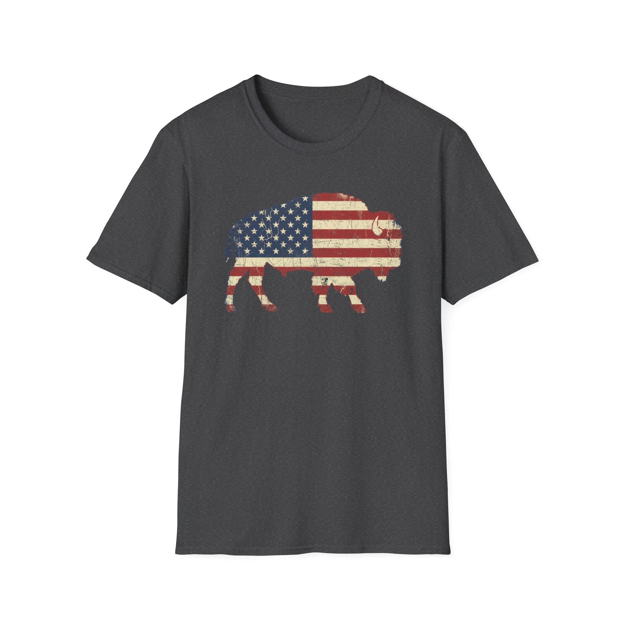 American Flag Buffalo Tee