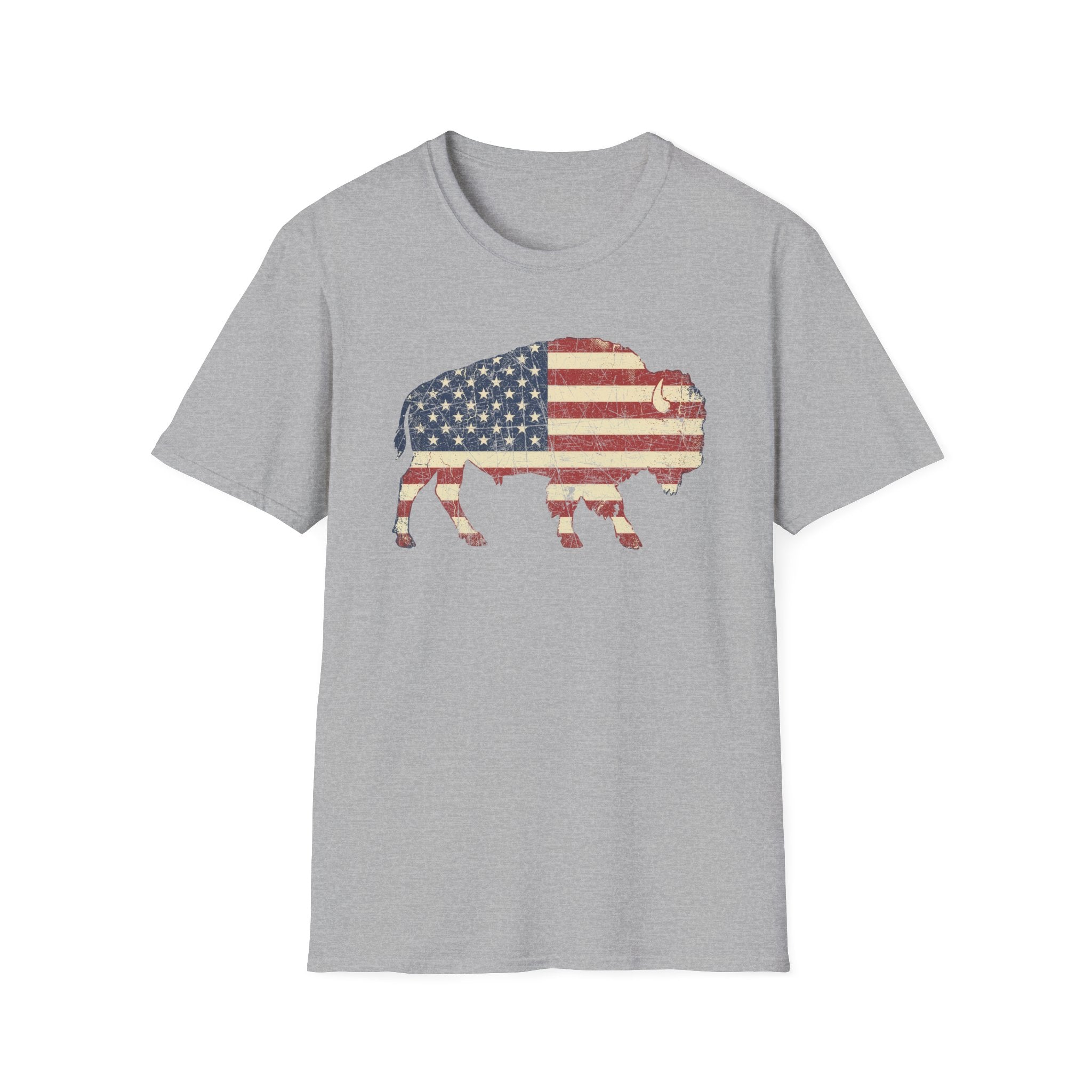American Flag Buffalo Tee