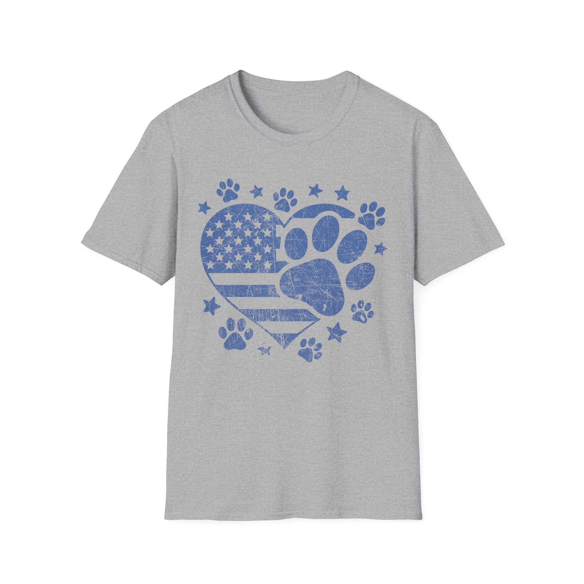 Patriotic Paws Vintage Tee