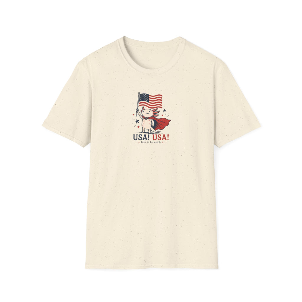 "USA! USA!" Axolotl Tee
