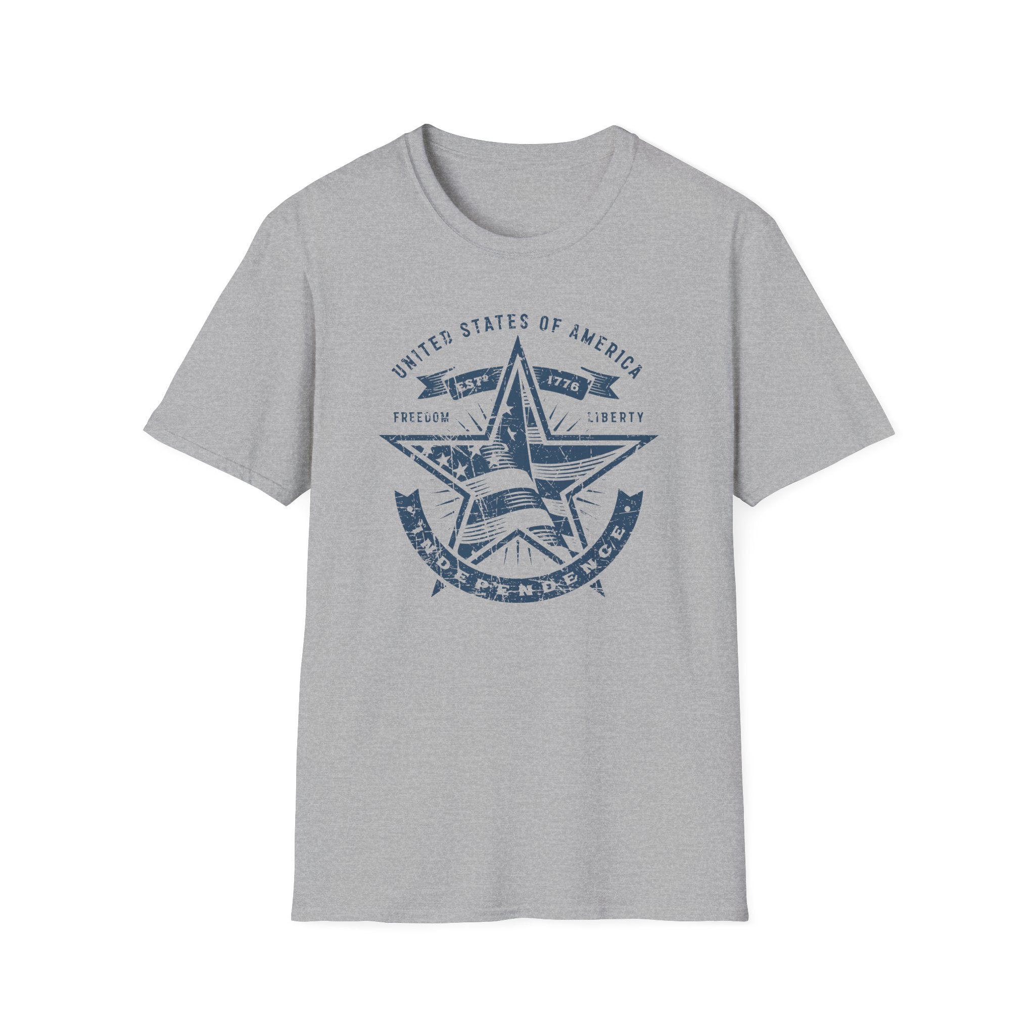 USA Star 1-color Vintage Tee