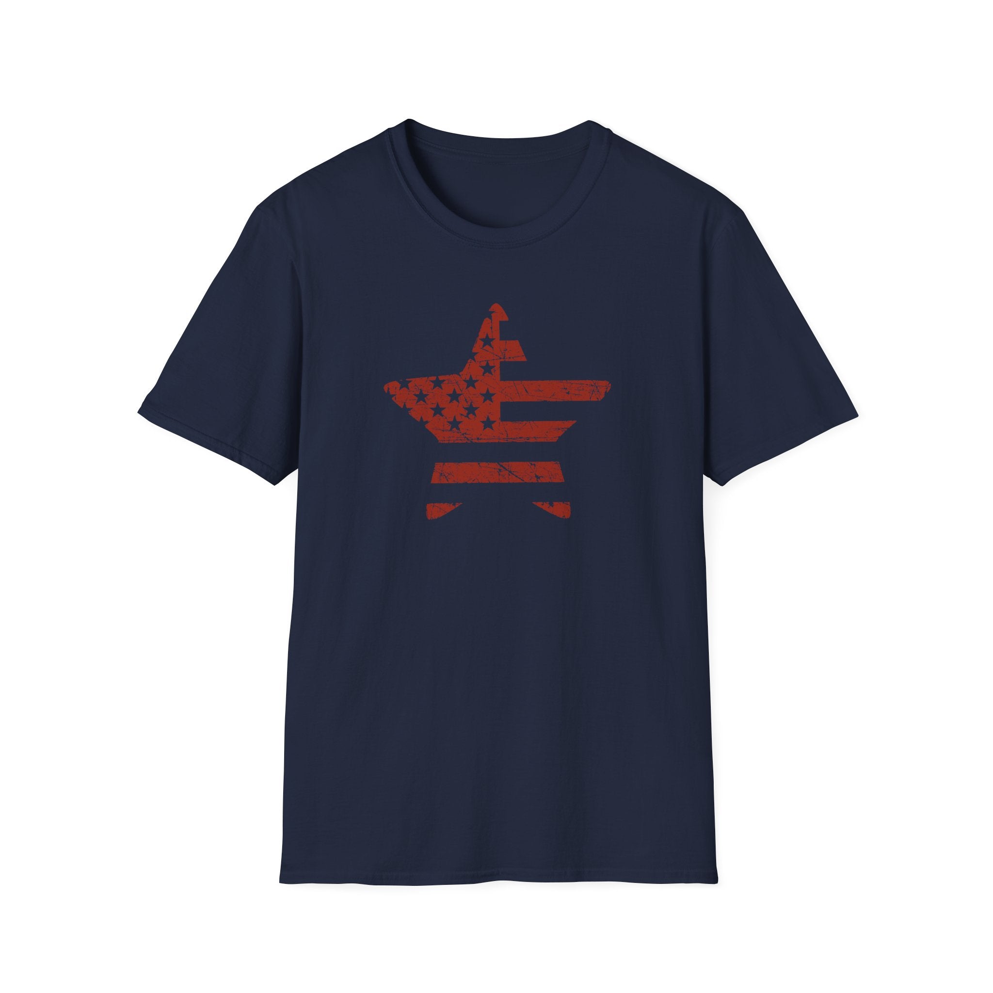 Flag Star 1-color Vintage Tee