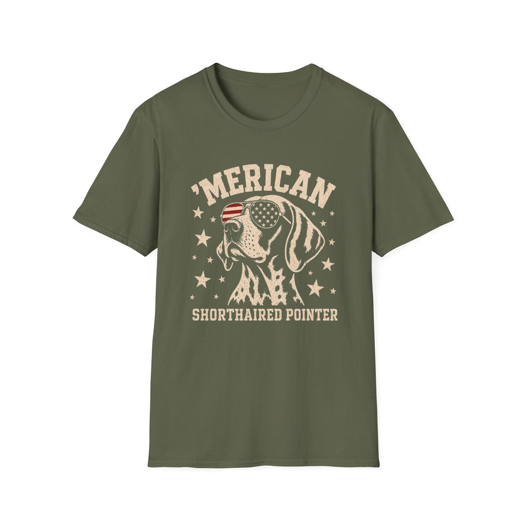 "’Merican Shorthaired Pointer" Tee