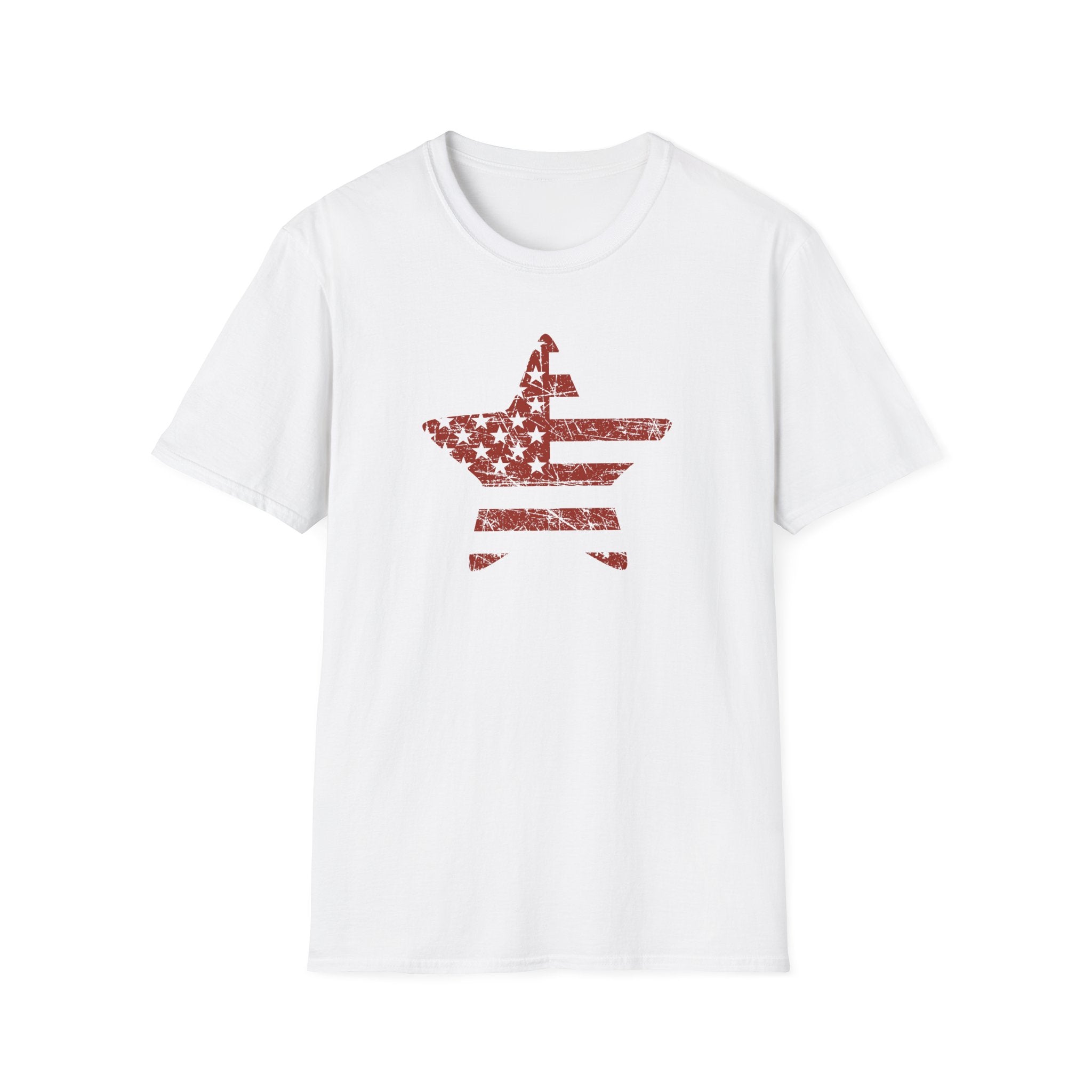 Flag Star 1-color Vintage Tee