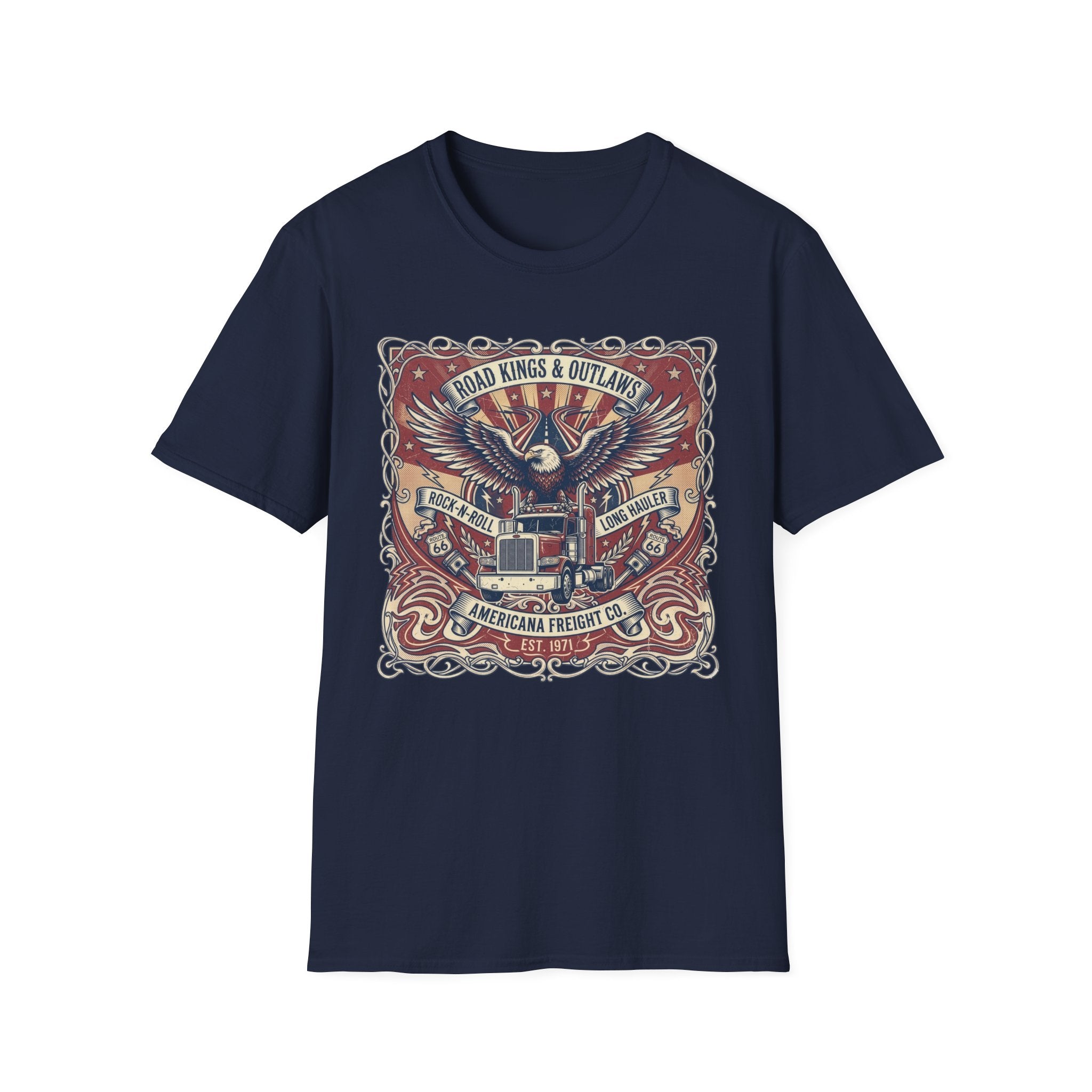 "Road Kings & Outlaws" Trucker Tee