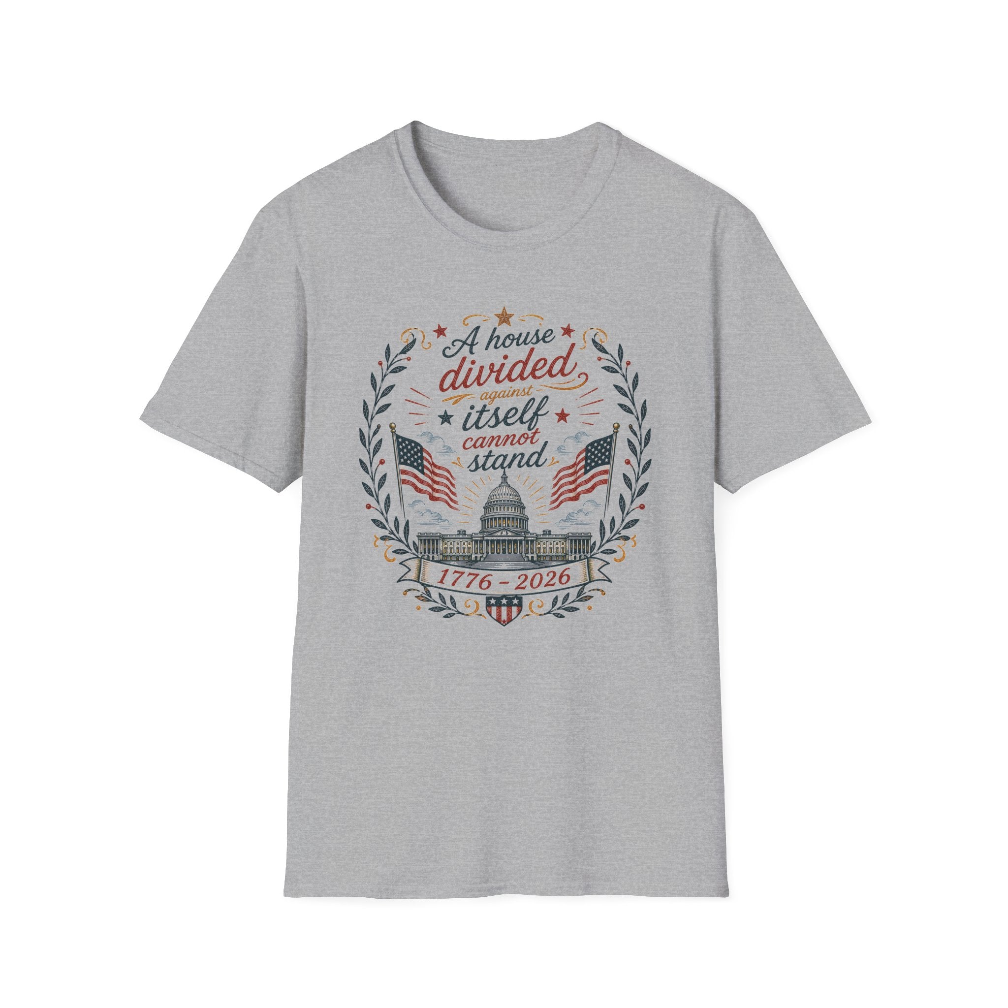 "A House Divided" Vintage Folk Tee