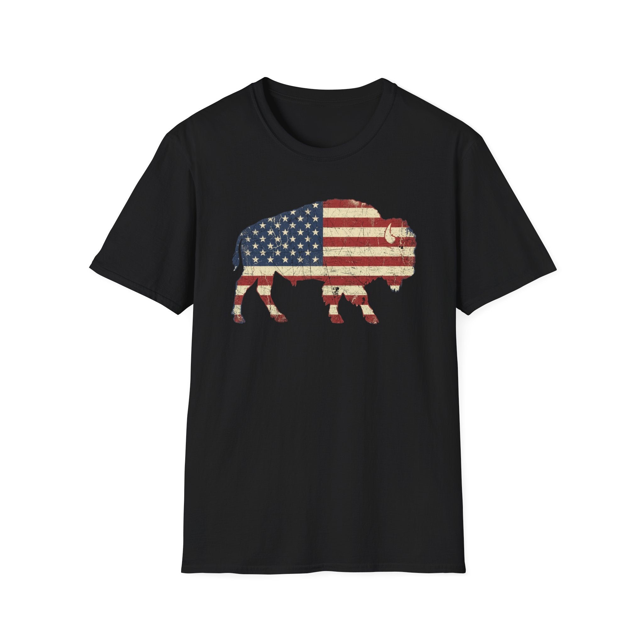 American Flag Buffalo Tee