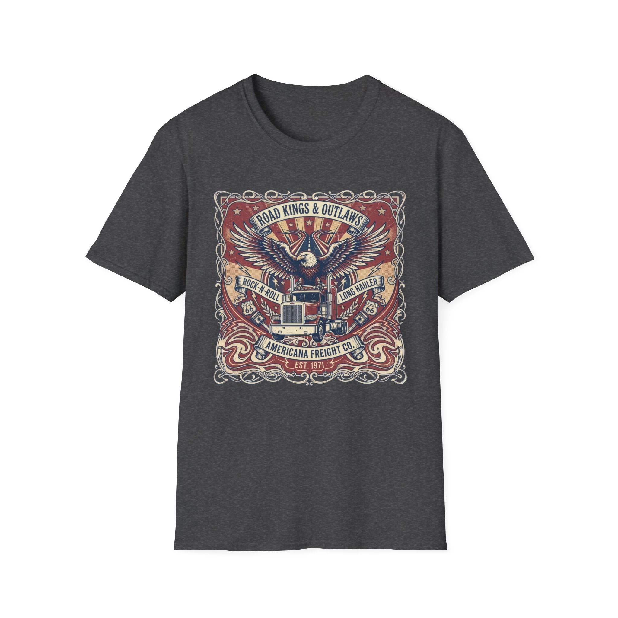 "Road Kings & Outlaws" Trucker Tee
