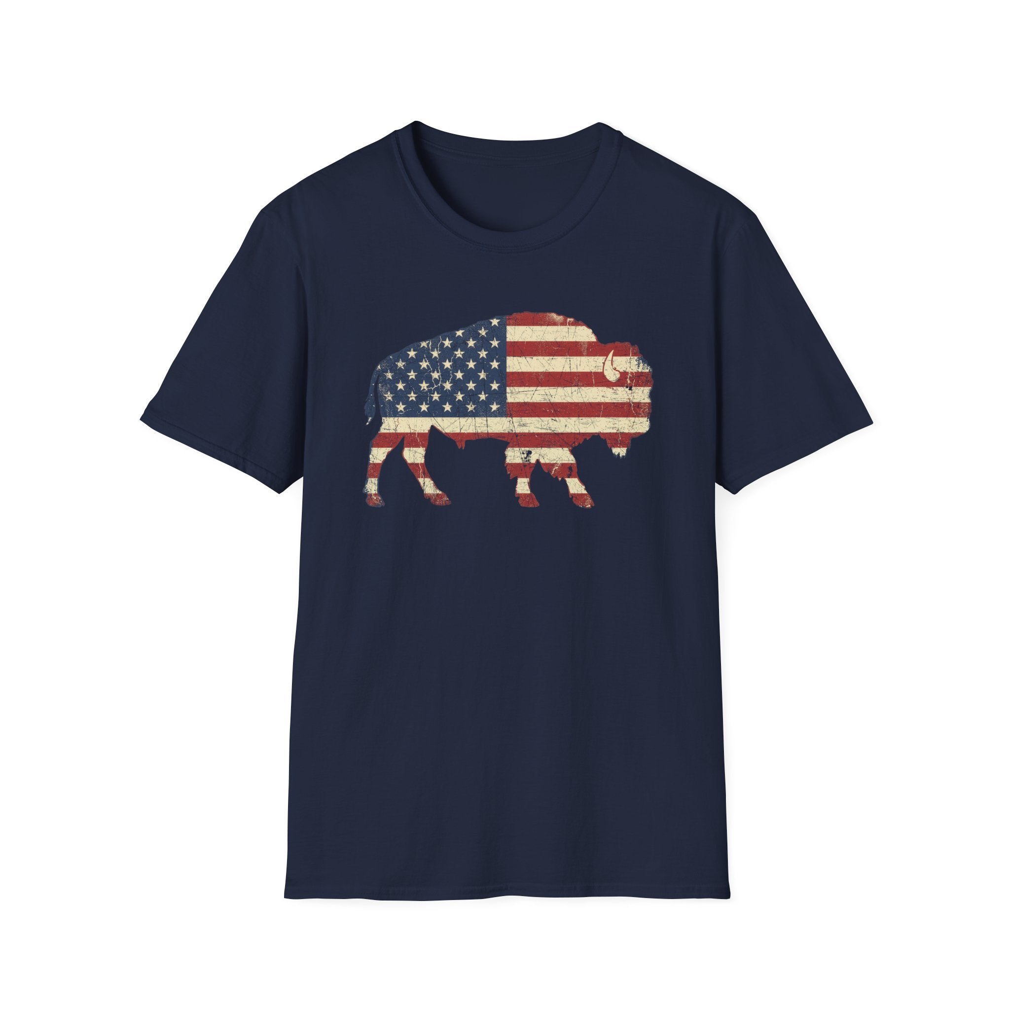 American Flag Buffalo Tee