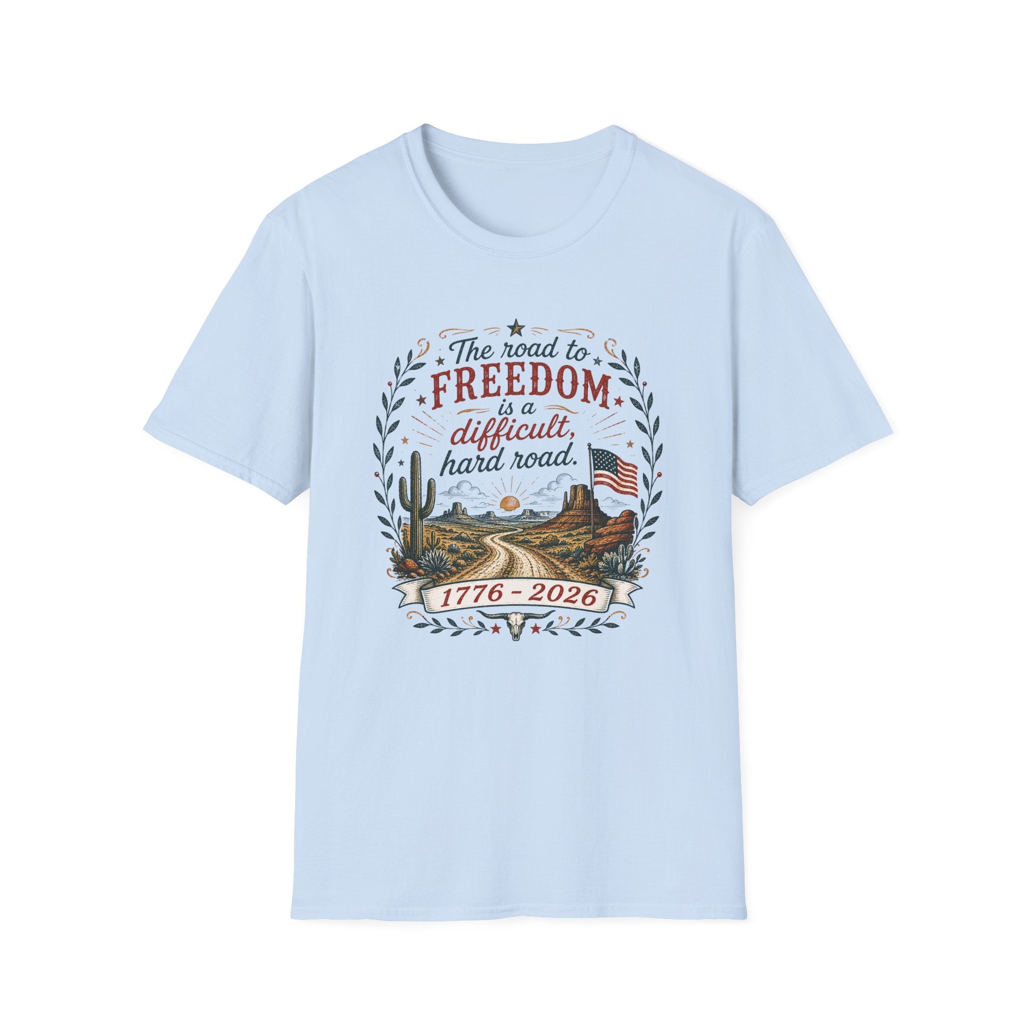 "Road to Freedom" Vintage Folk Tee