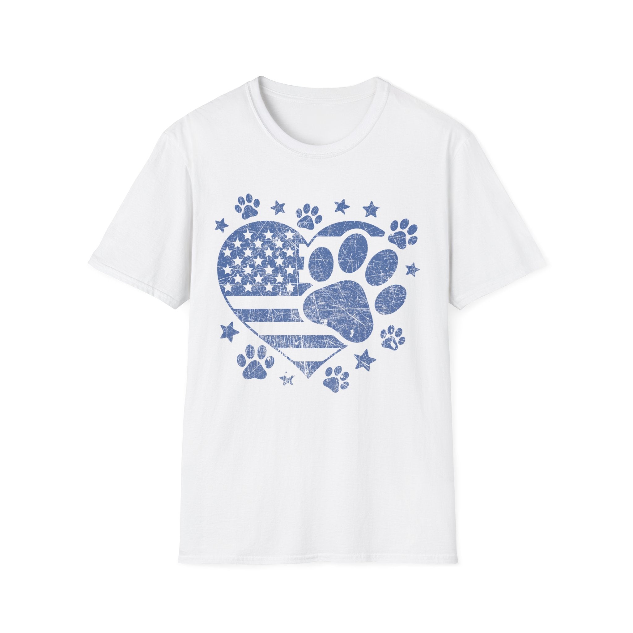 Patriotic Paws Vintage Tee