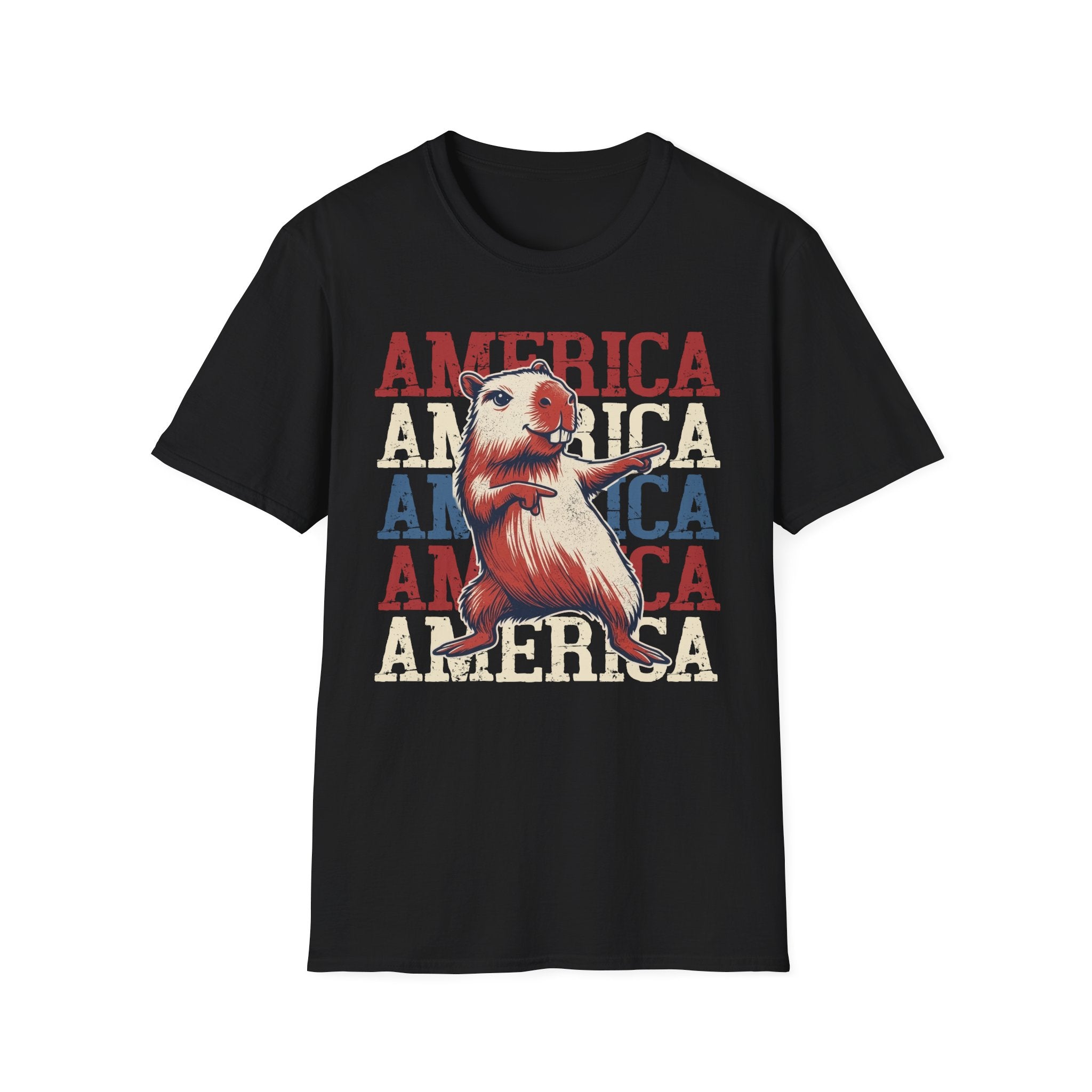 Patriotic Capybara Tee