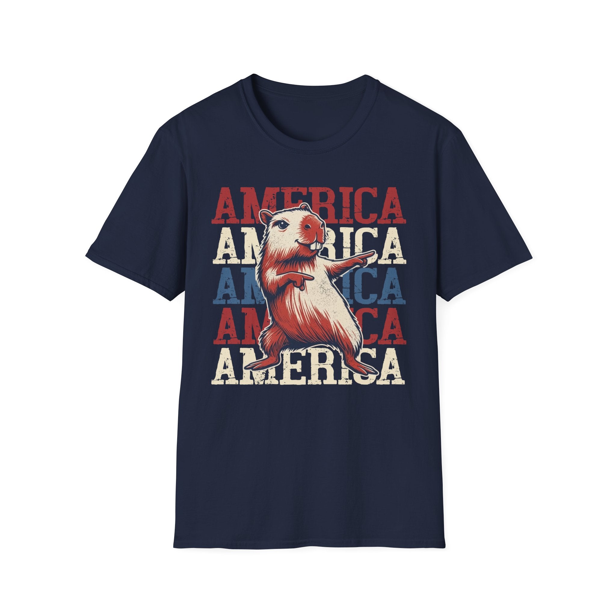 Patriotic Capybara Tee