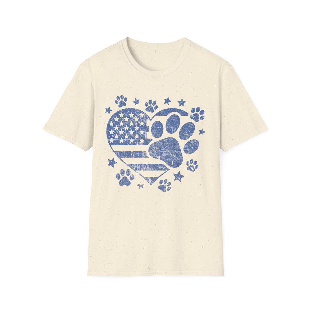 Patriotic Paws Vintage Tee