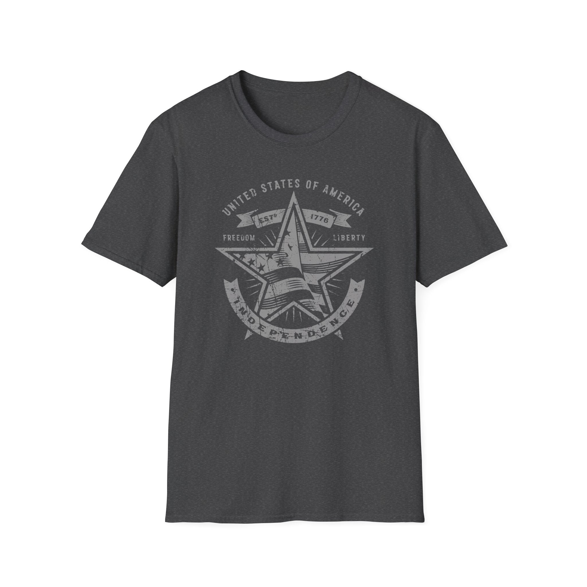 USA Star 1-color Vintage Tee