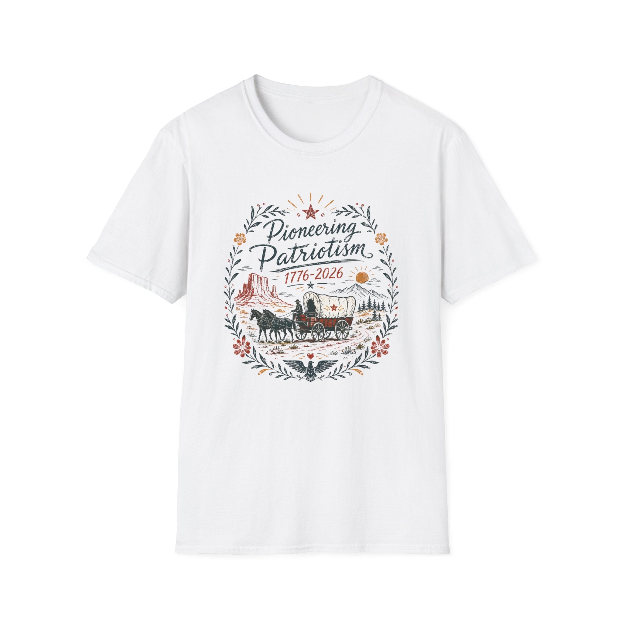 "Pioneering Patriotism" Vintage Folk Tee