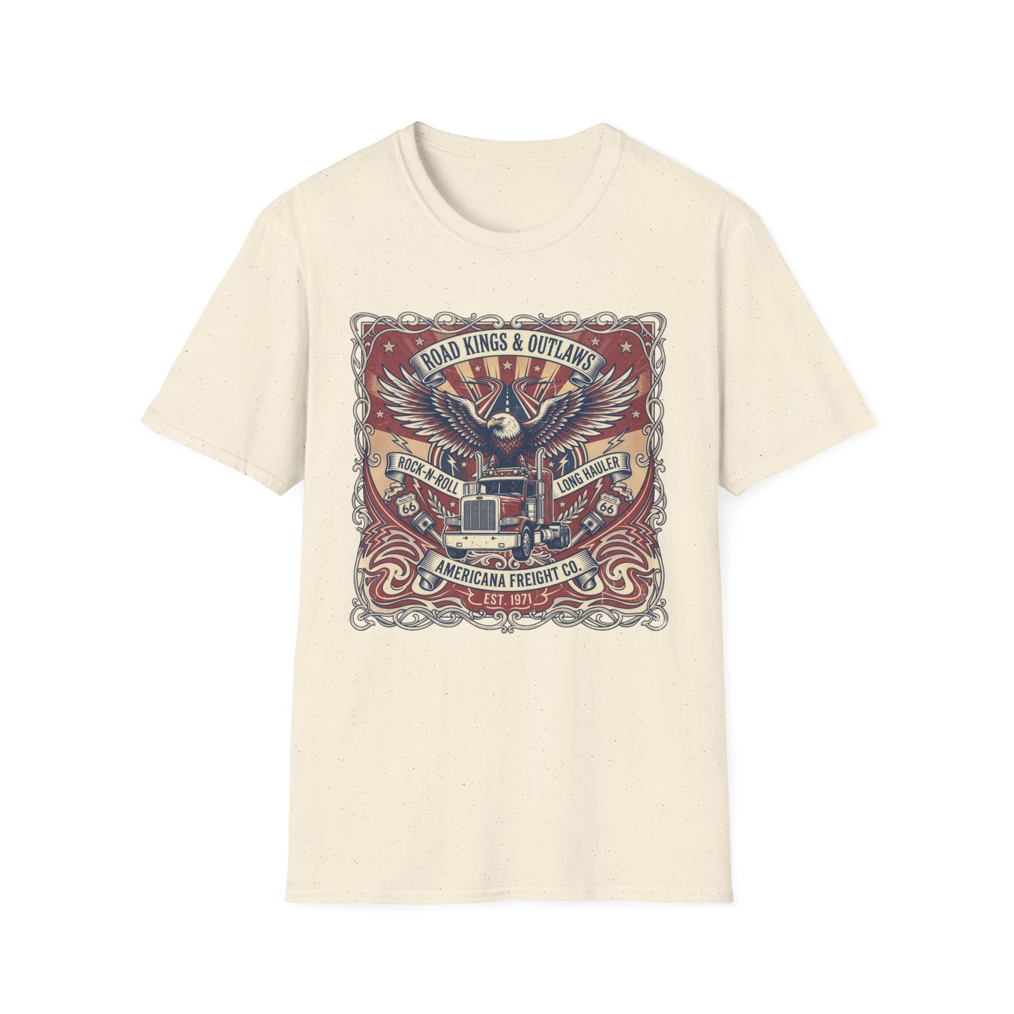 "Road Kings & Outlaws" Trucker Tee