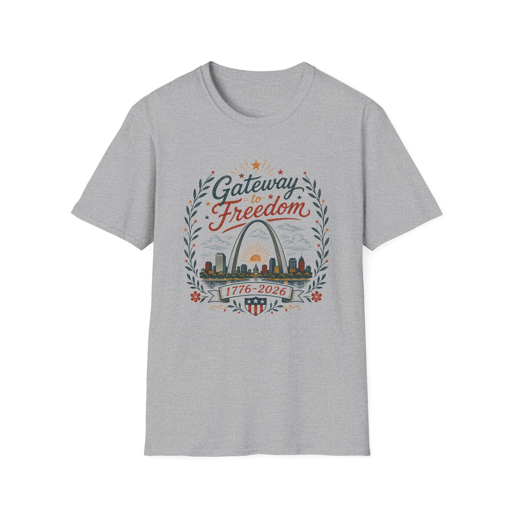 "Gateway to Freedom" Vintage Folk Tee