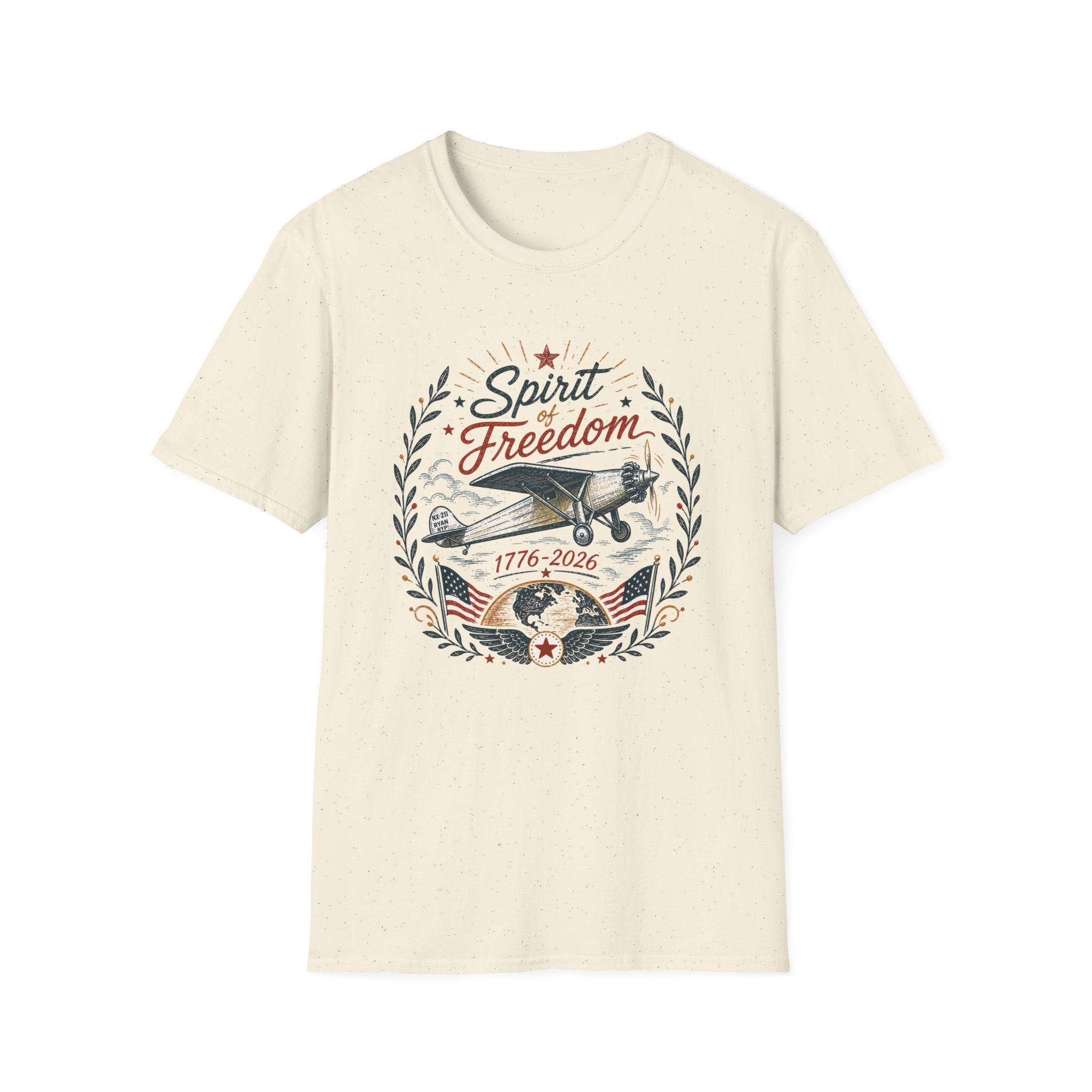 "Spirit of Freedom" Vintage Folk Tee