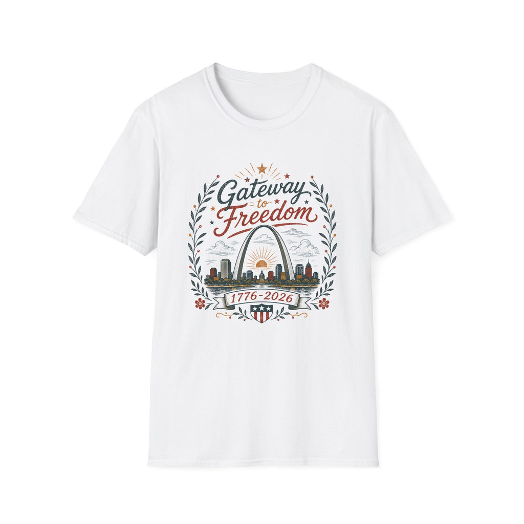 "Gateway to Freedom" Vintage Folk Tee