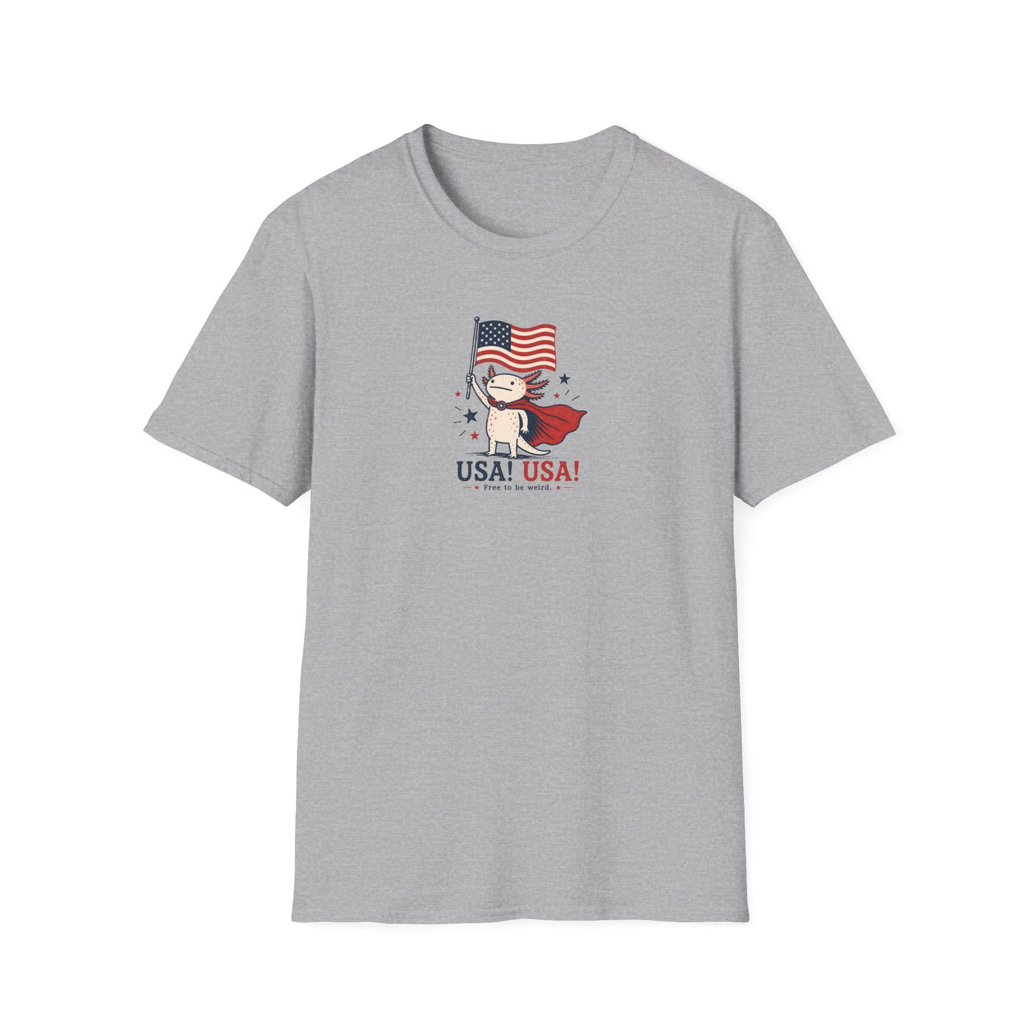 "USA! USA!" Axolotl Tee