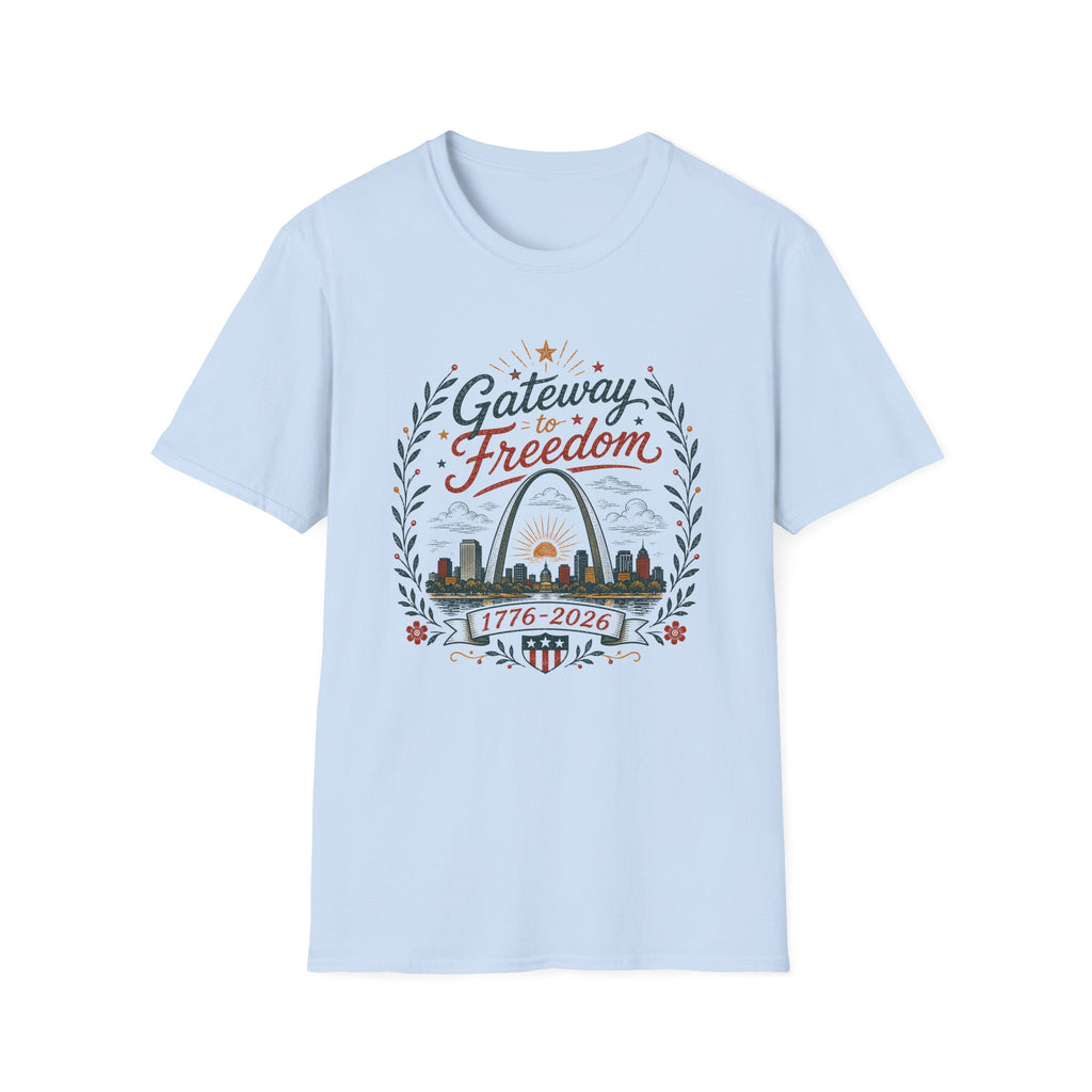 "Gateway to Freedom" Vintage Folk Tee