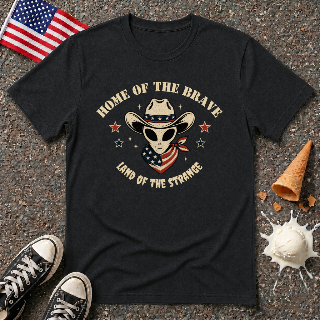 "Home of the Brave" Alien Tee