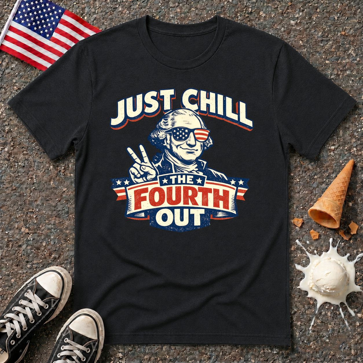 "Just Chill the Fourth Out" Tee