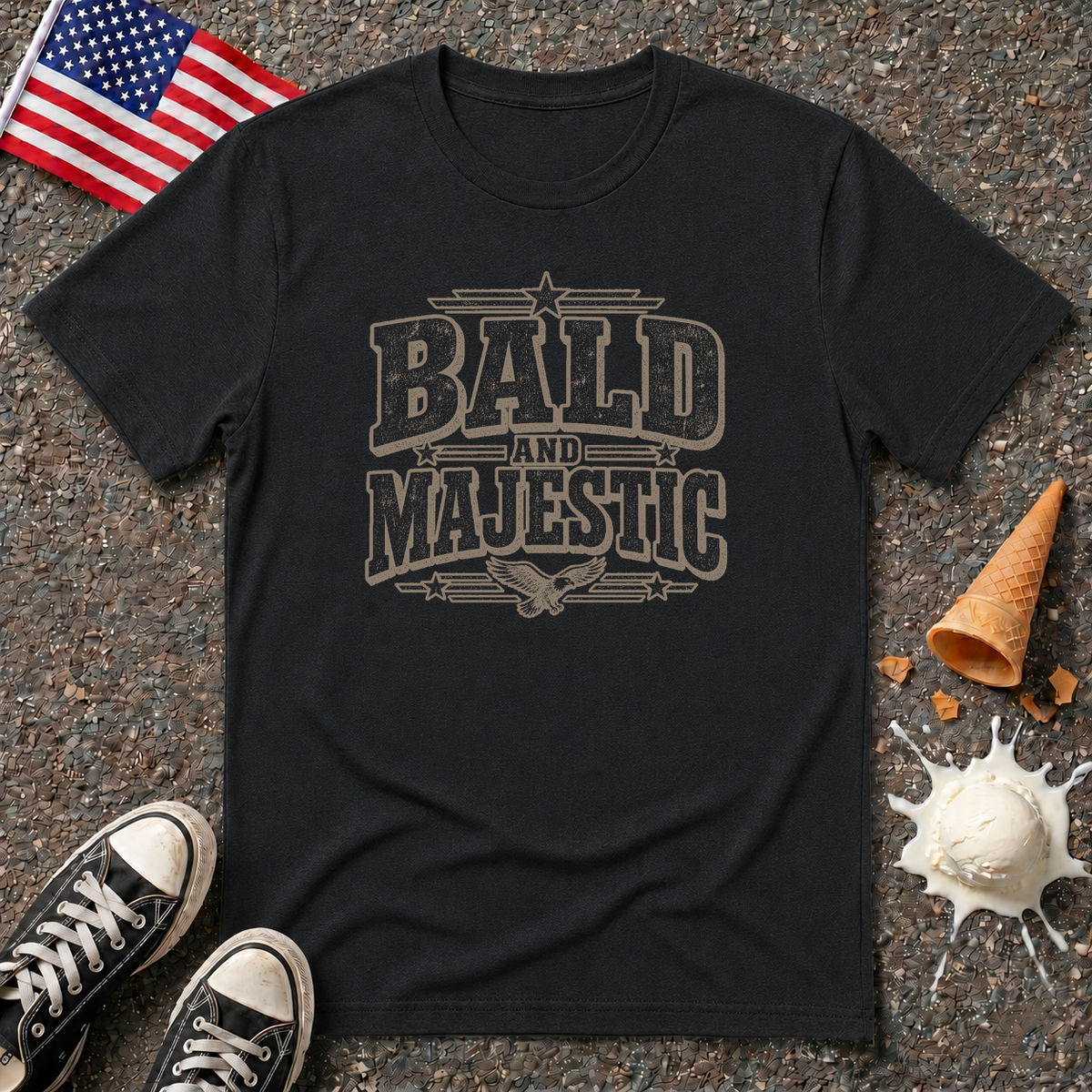 "Bald and Majestic" Tee