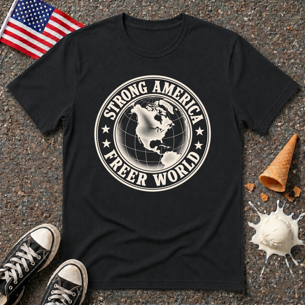 "Strong America, Freer World" Tee