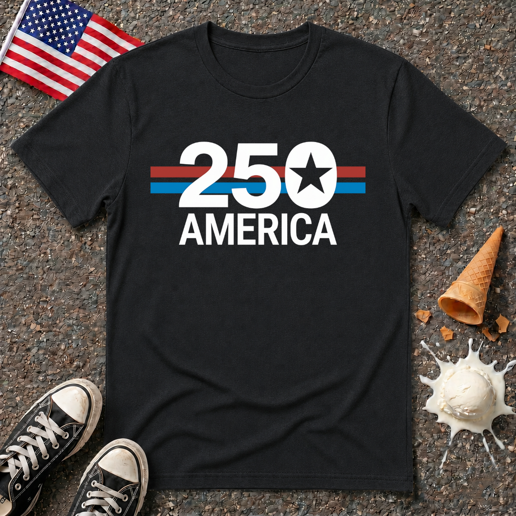 "250 America" Retro Tee